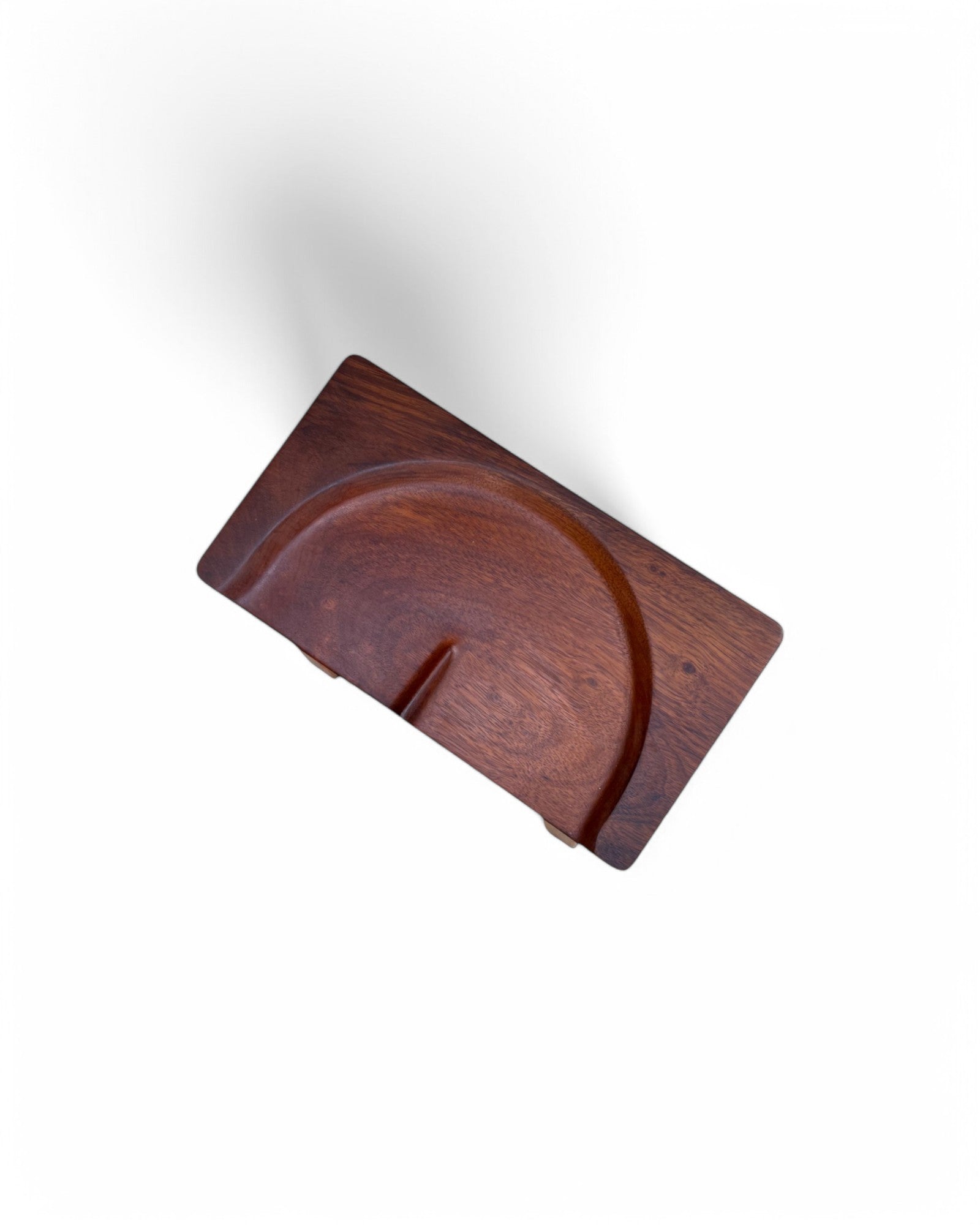 Makha Wood Carved Seat Low Stool