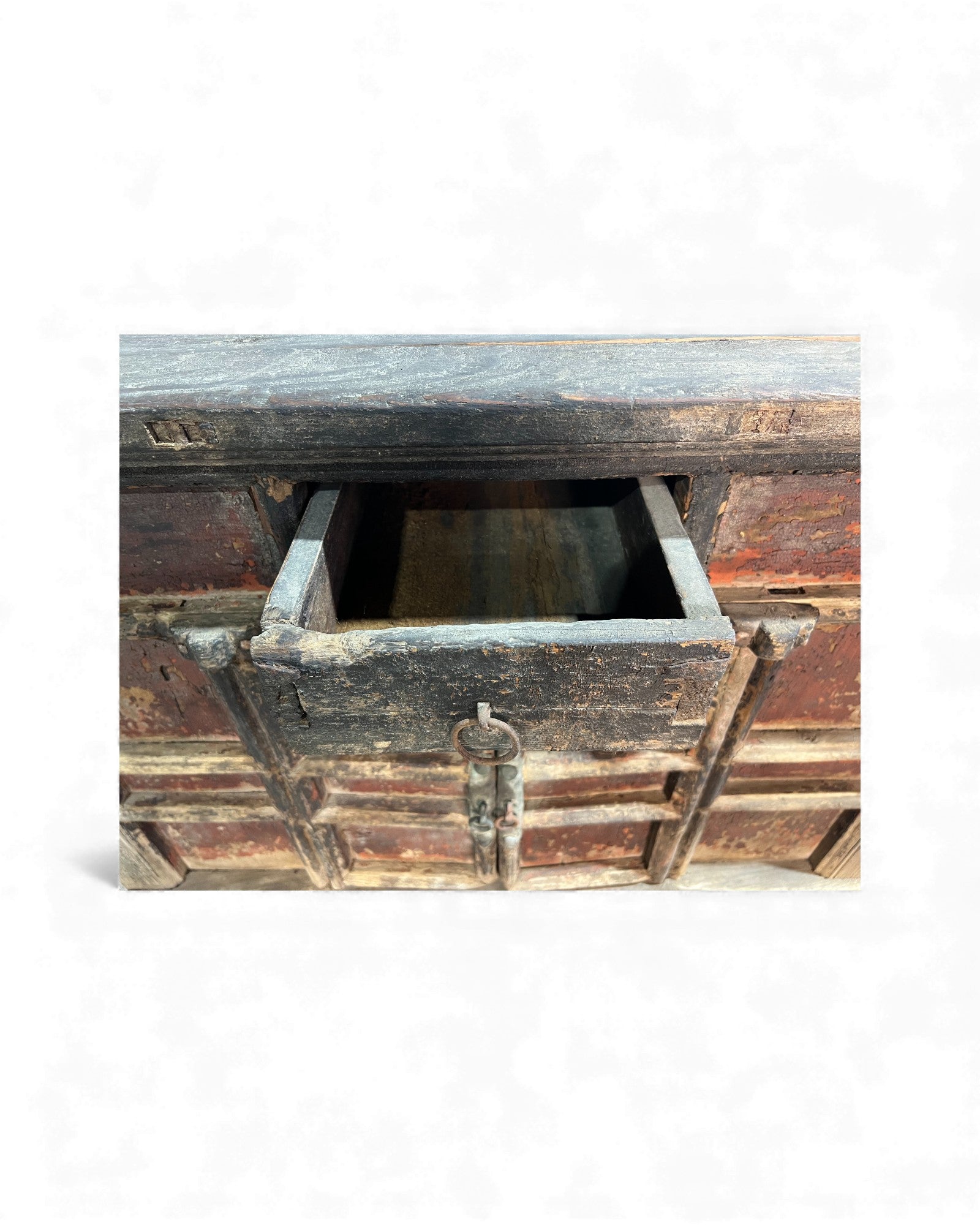 Shanxi Red - Lacquer Domestic Cabinet, Pine & Elmwood - Surround Living - 21