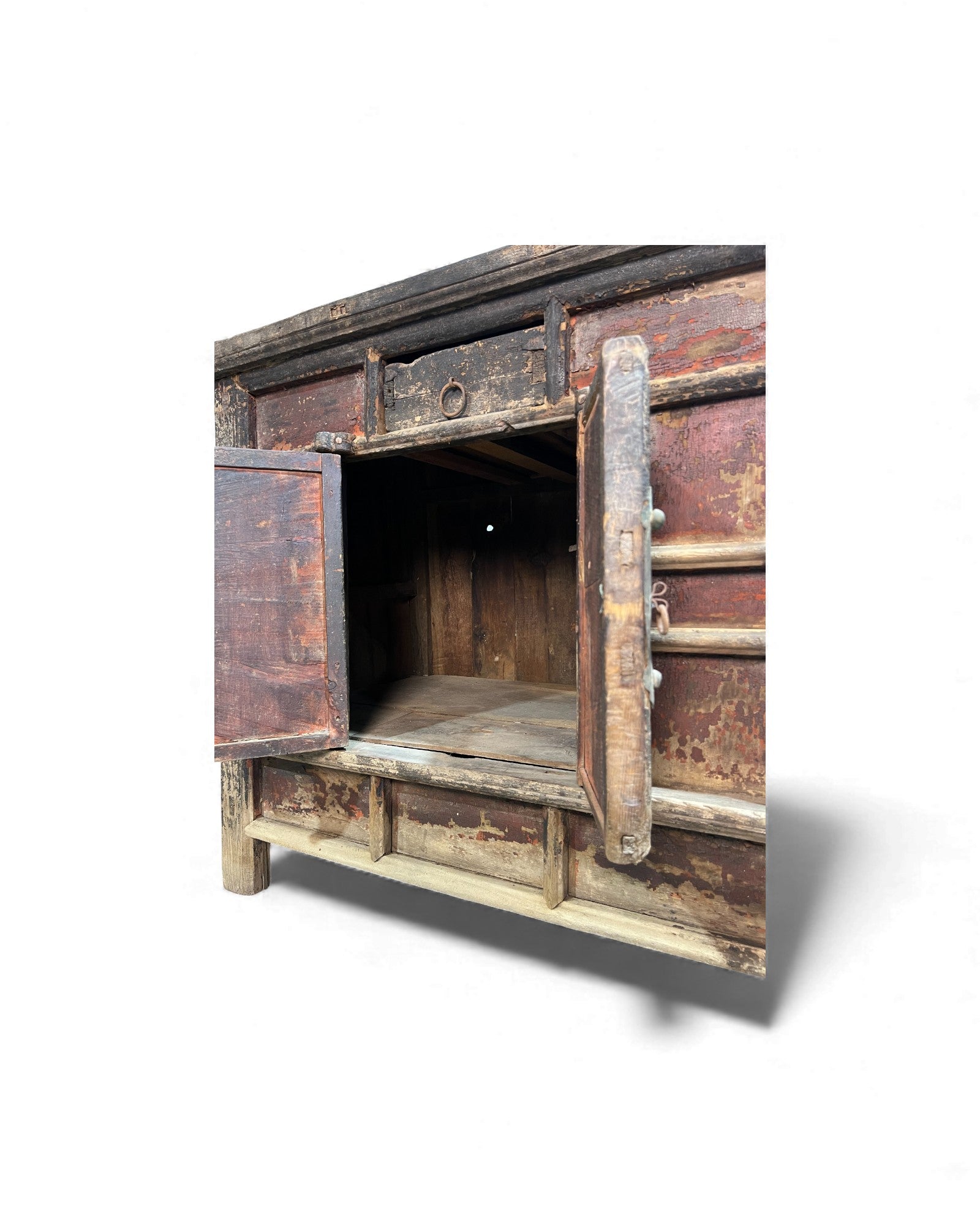 Shanxi Red - Lacquer Domestic Cabinet, Pine & Elmwood - Surround Living - 23