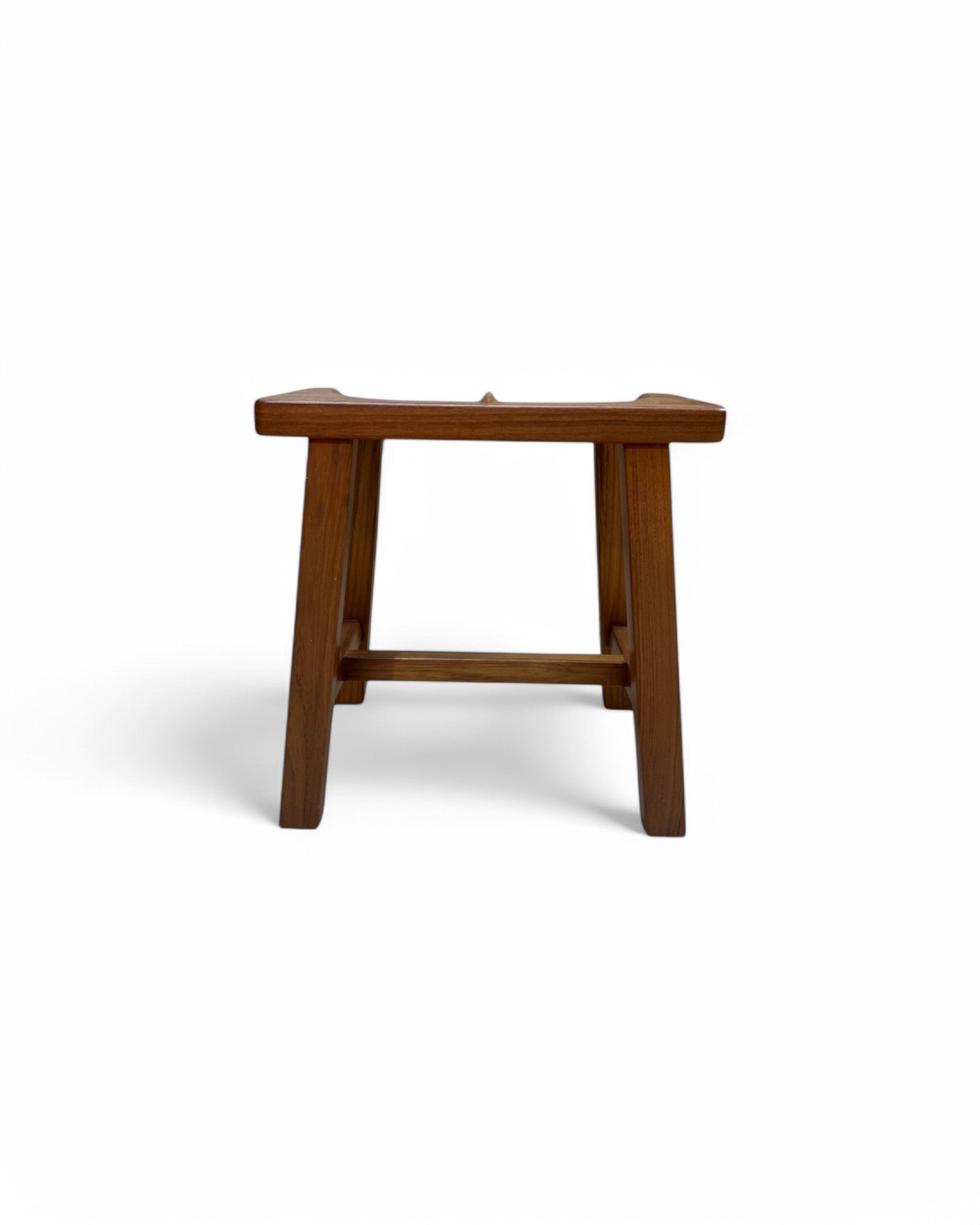 Makha Wood Carved Seat Low Stool