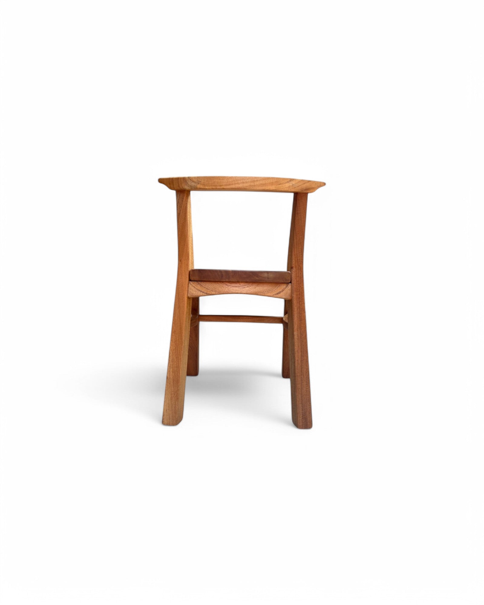 Sadao Neem Wood Traditional Curved Dining Chair