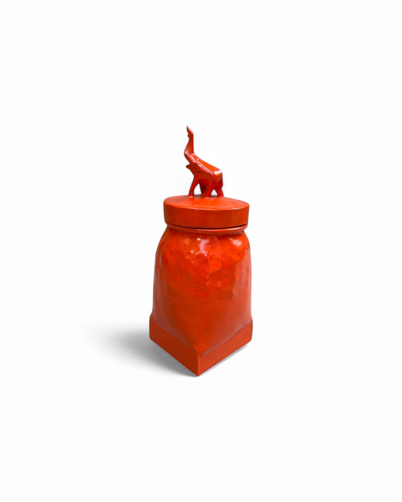 Elephant Lacquered Storage Basket (Small)