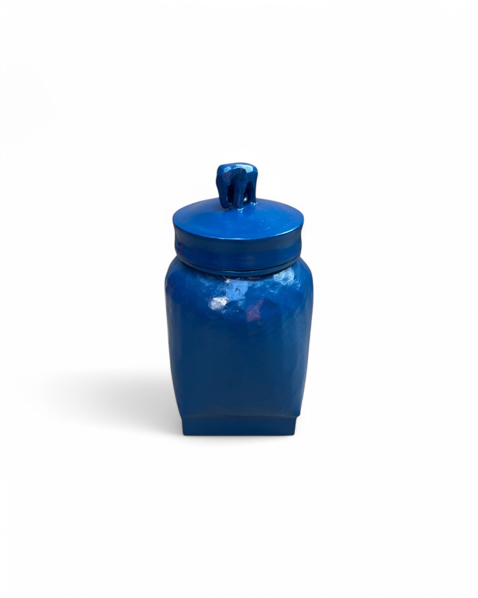 Elephant Lacquered Storage Basket (Medium)