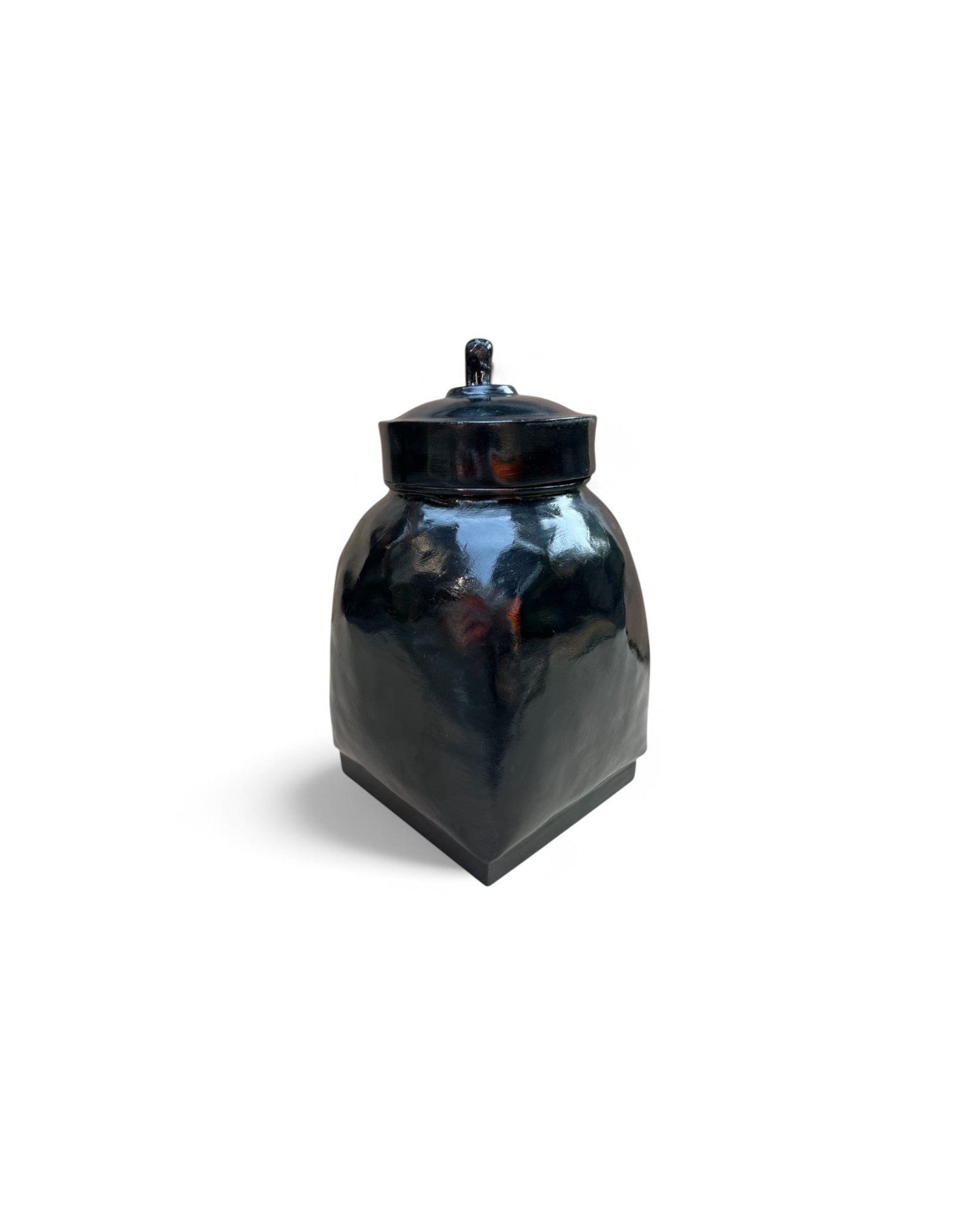 Elephant Lacquered Storage Basket (Large)