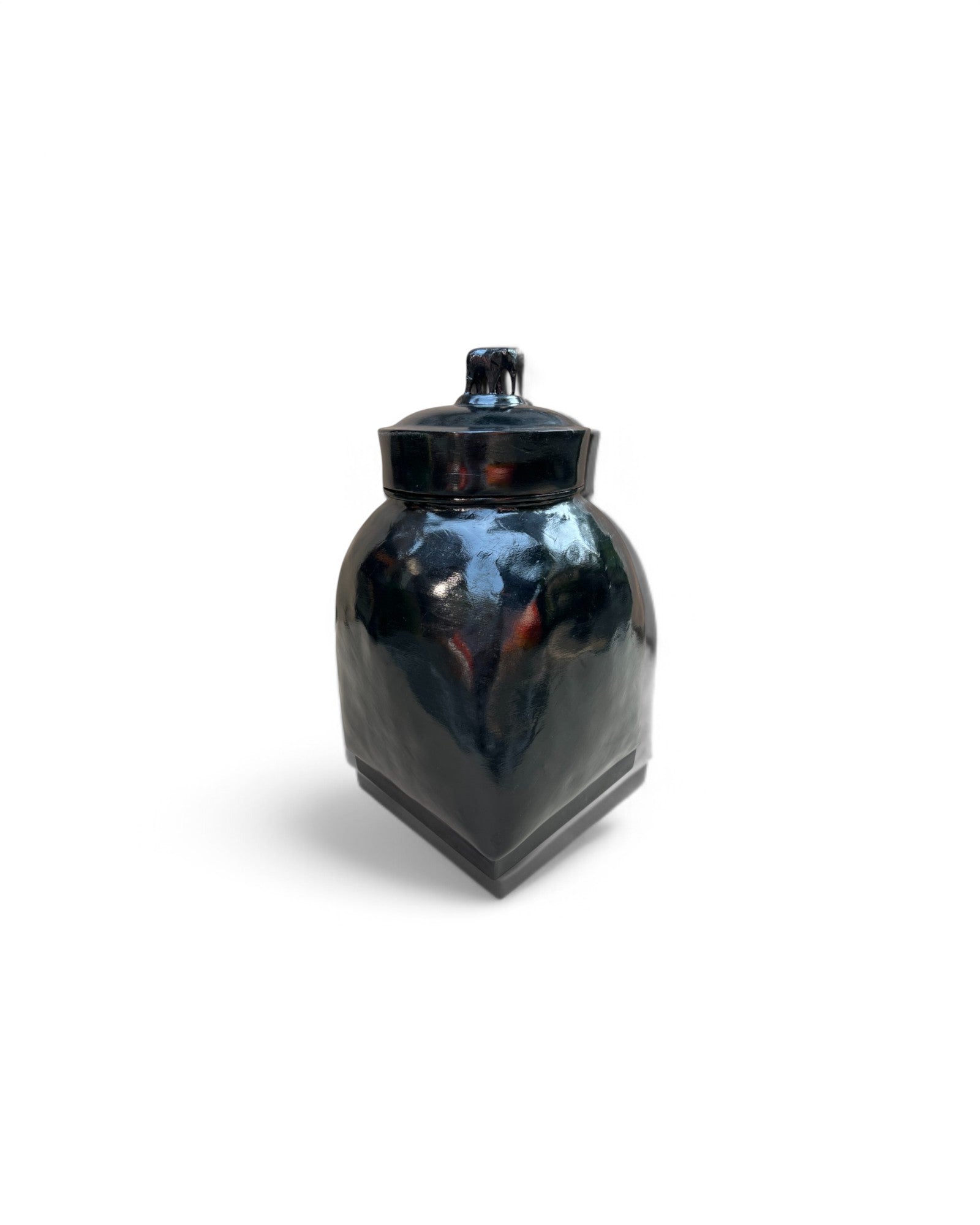 Elephant Lacquered Storage Basket (Large)