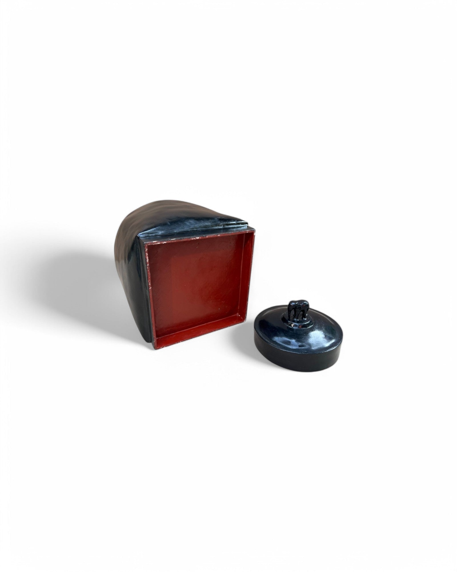 Elephant Lacquered Storage Basket (Large)