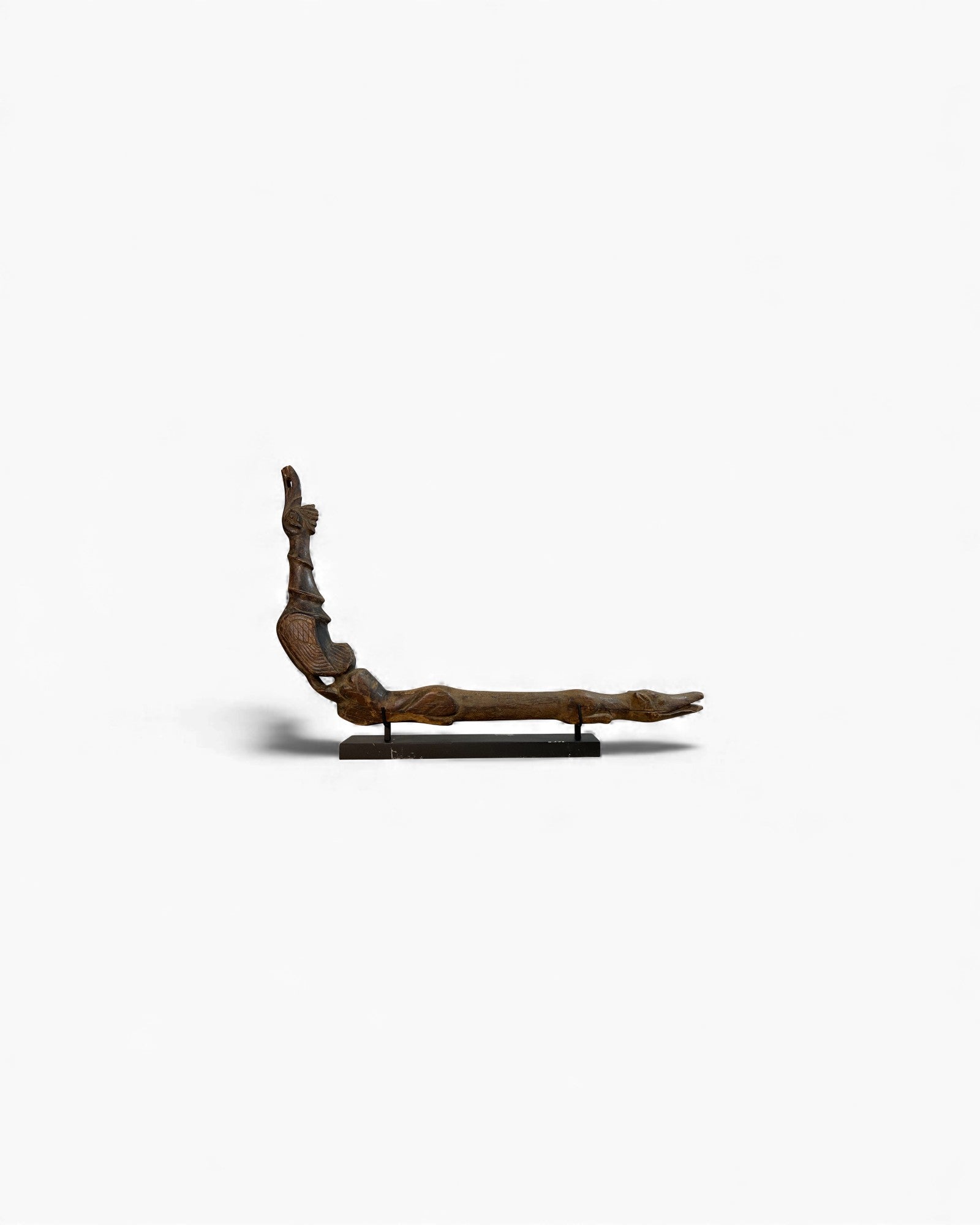 Burmese Hardwood Oxcart Finial Sculpture - Surround Living - 2
