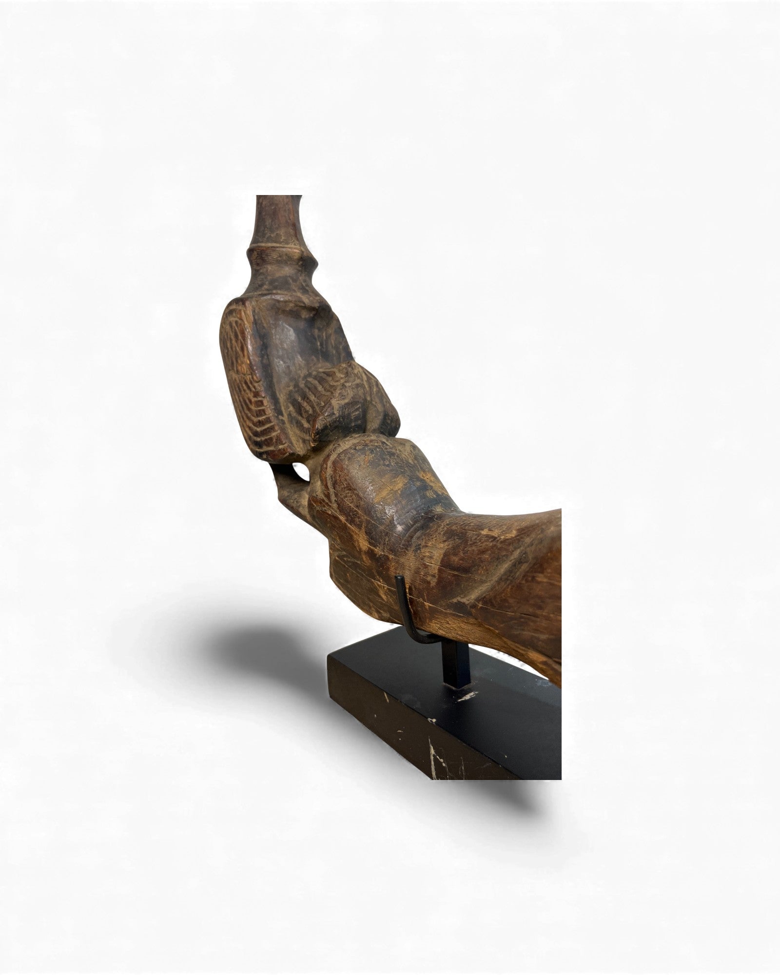 Burmese Hardwood Oxcart Finial Sculpture - Surround Living - 14