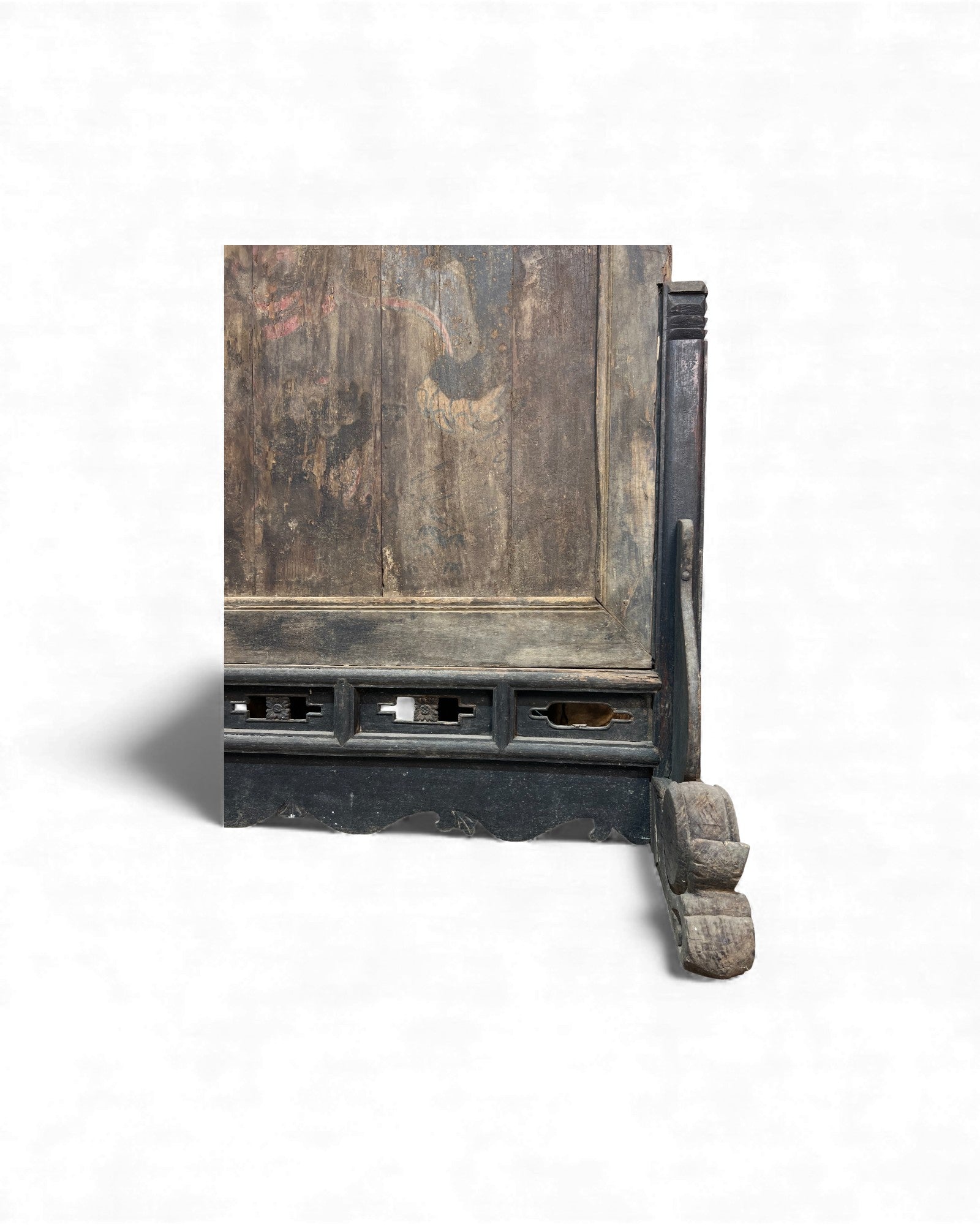 18th - Century Chinese Scholar’s Large Screen with Painted Lion - Surround Living - 3