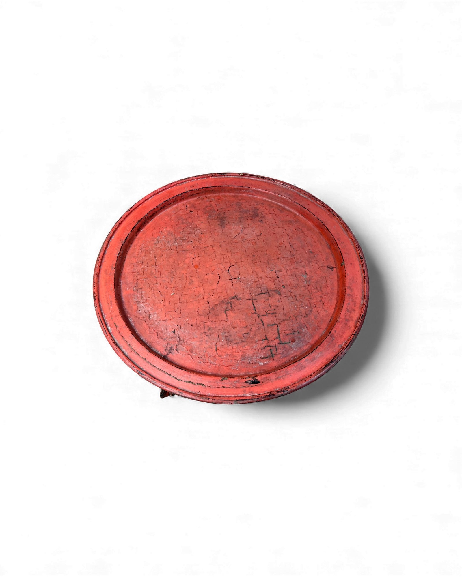 Burmese Lacquered Offering Tray with Lion Feet - Surround Living - 5