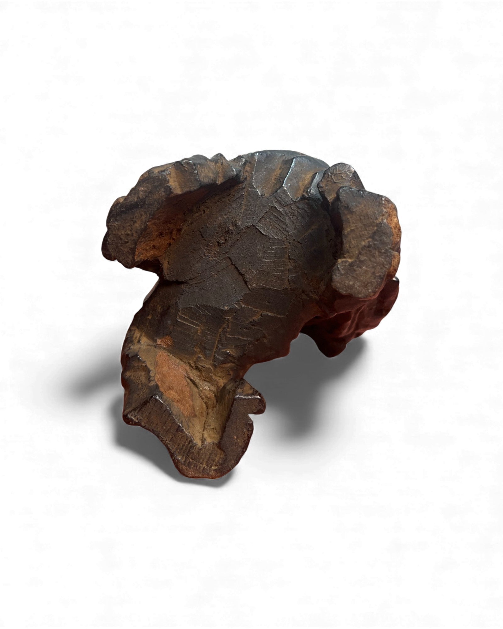 Chinese Carved Wooden Brush Pot Holder - Surround Living - 11