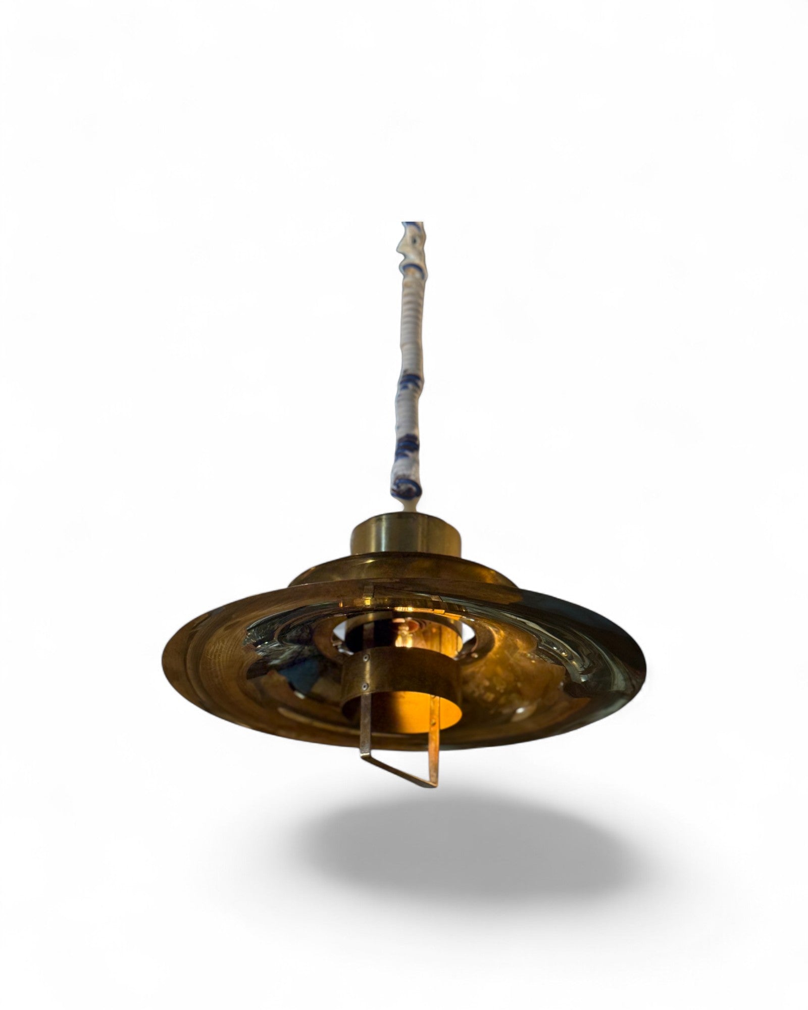 Brass Ship Hanging Lamp