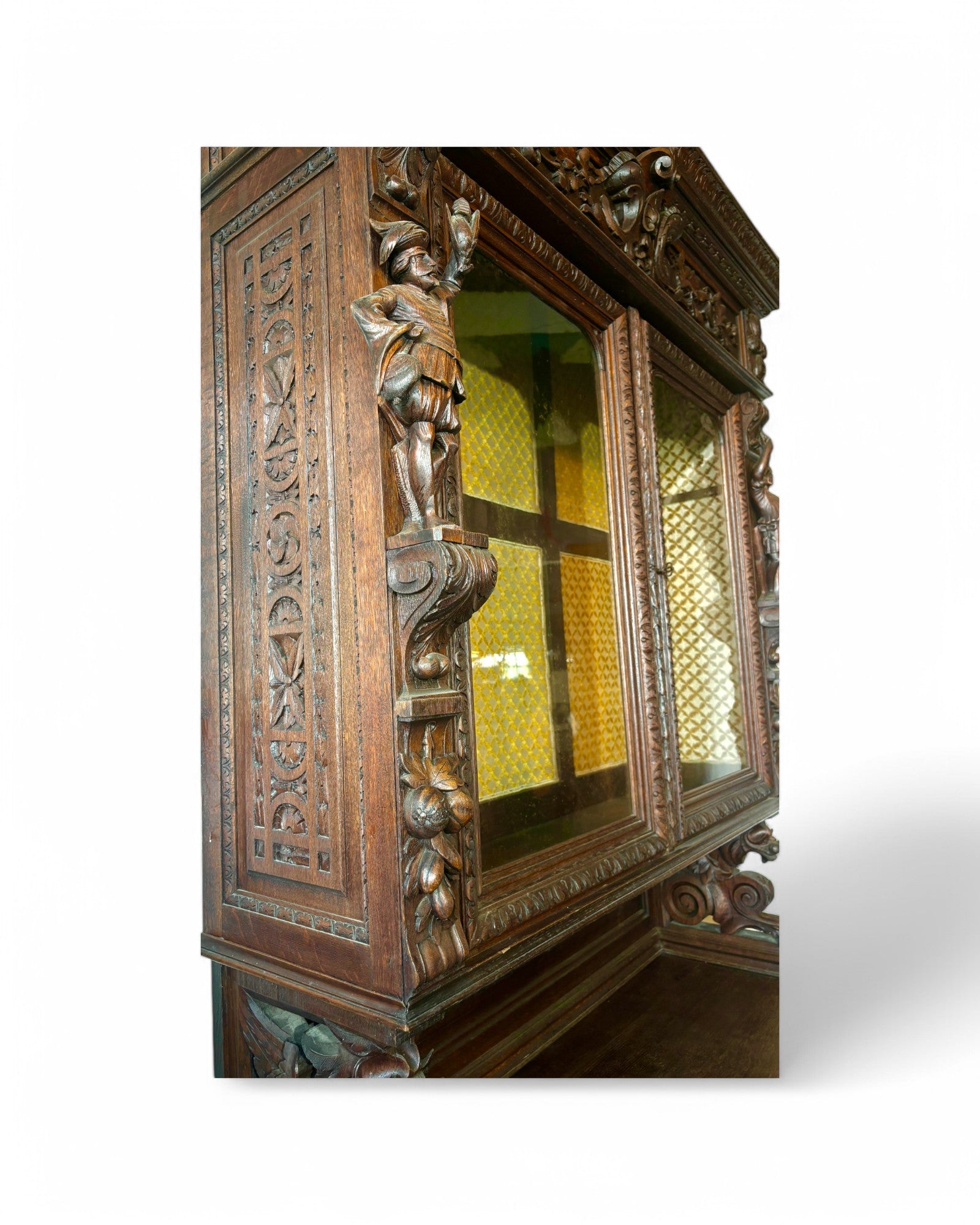 Rennaisance Carved Antique Dresser/Cabinet