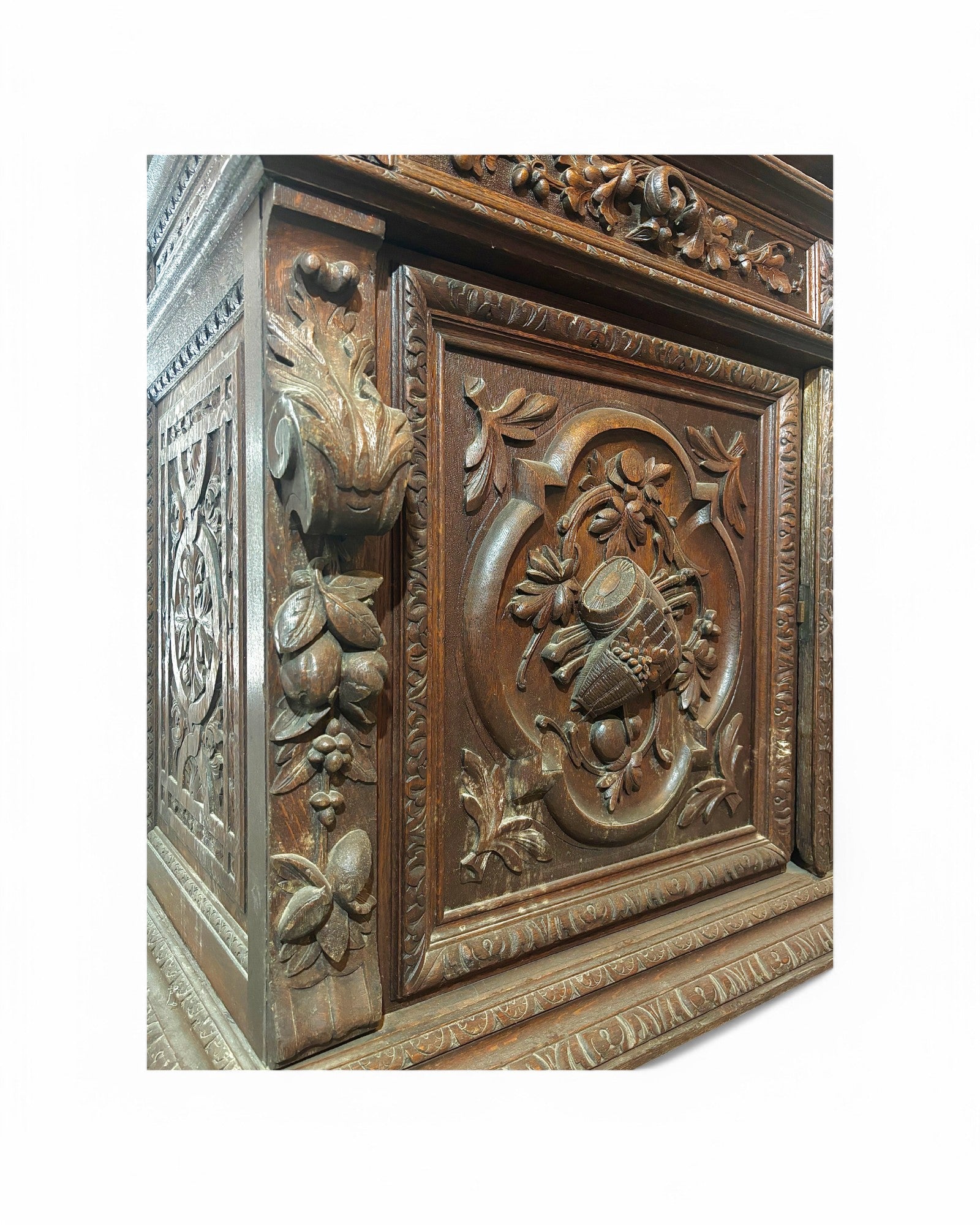 Rennaisance Carved Antique Dresser/Cabinet