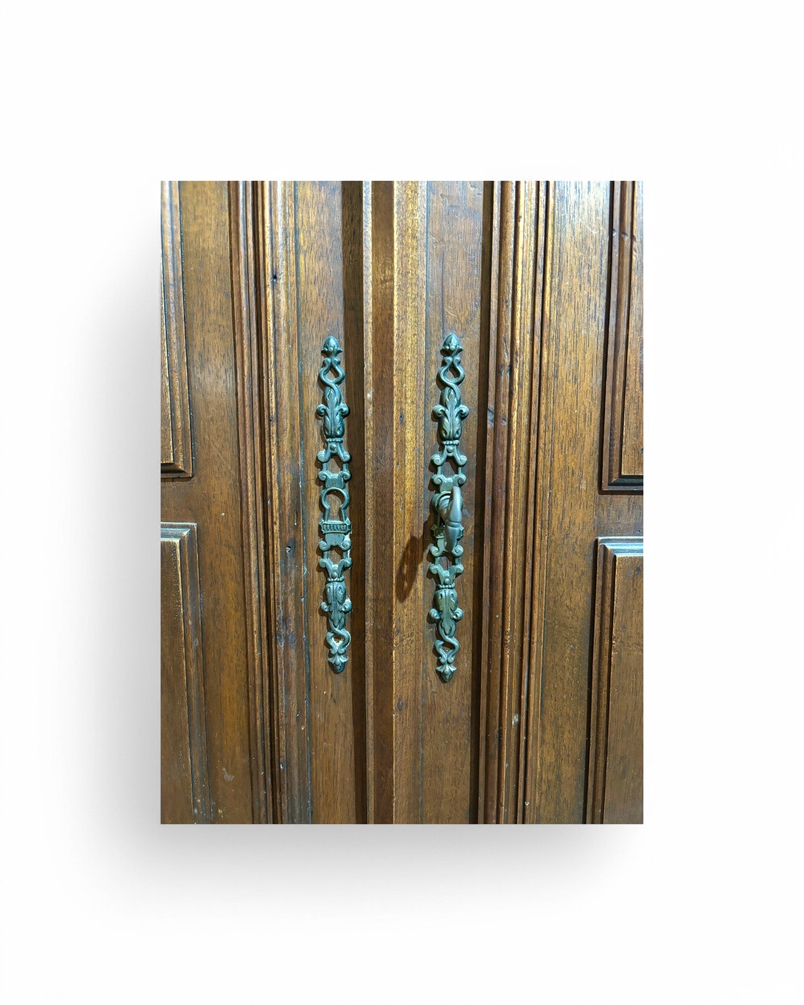 Antique French Floral Henri II Walnut Dresser/Cabinet