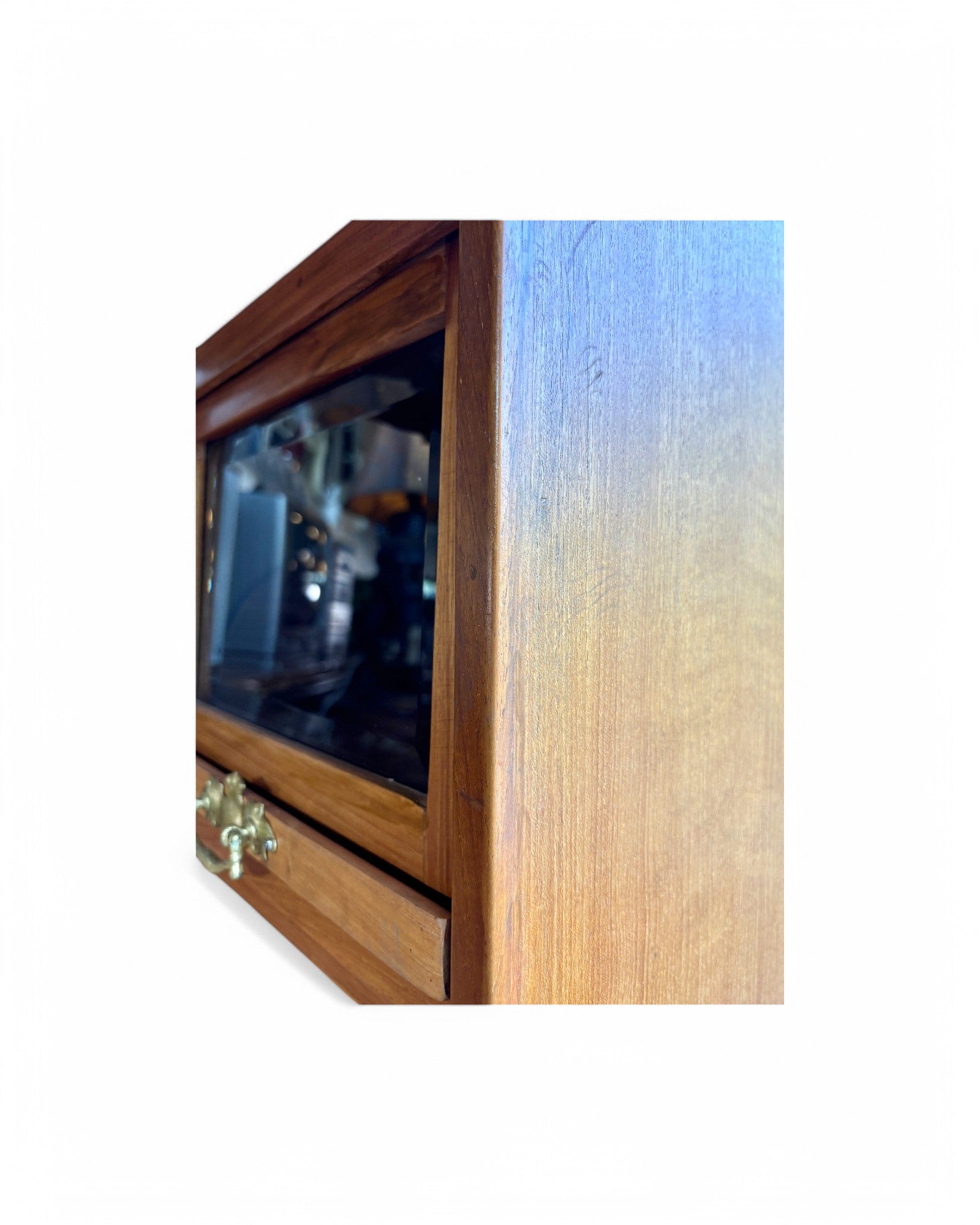 Fleur Vintage Gold Handle Medicine Cabinet