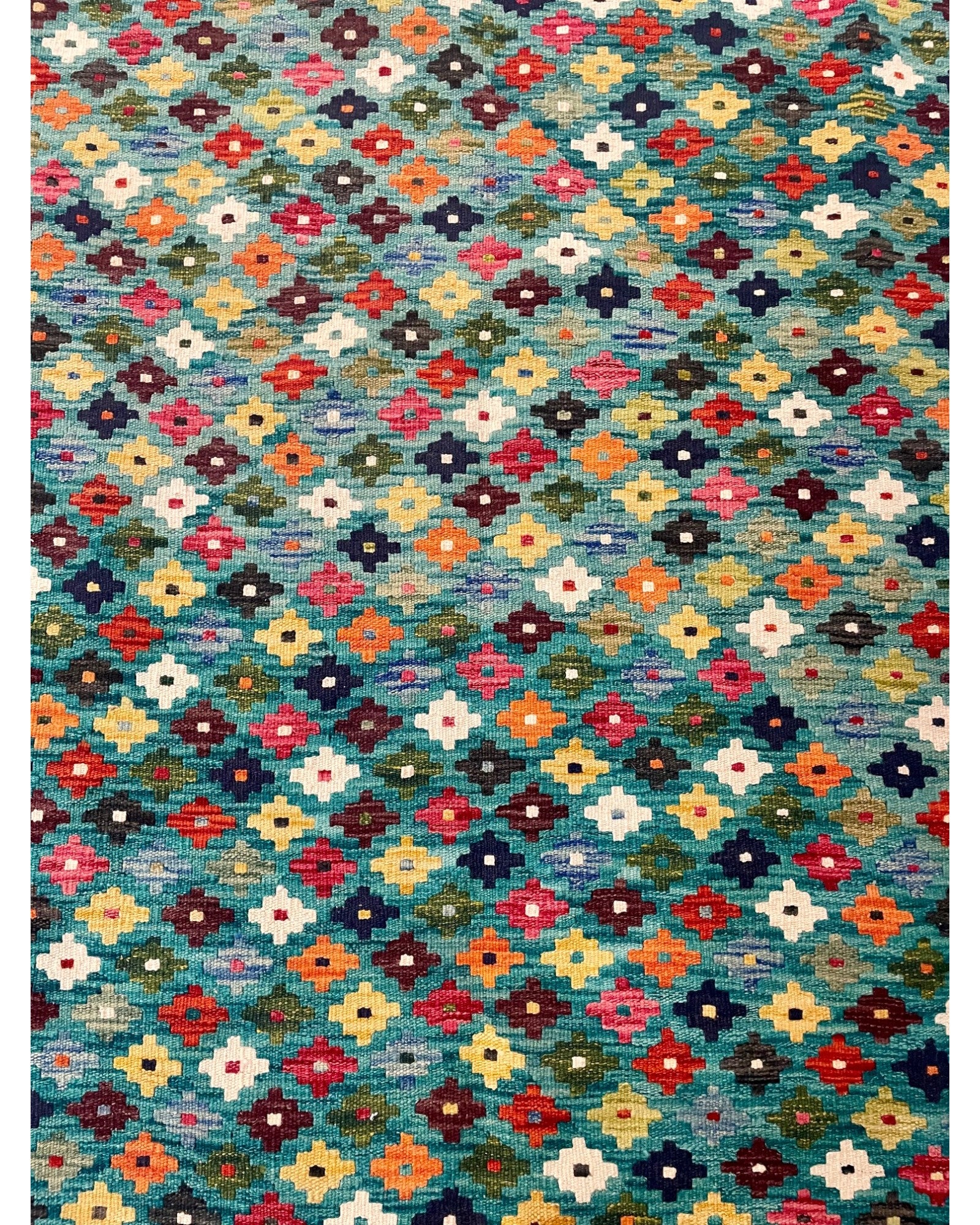 Handwoven Flat-Weave Kilim Rug l 205cm x 160cm.
