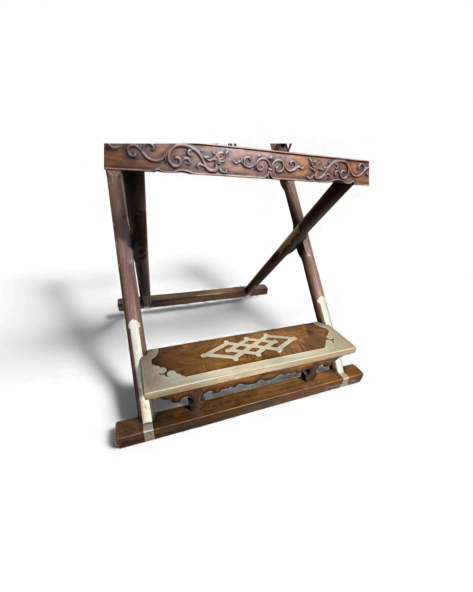 Hunting Chairs No. 2 - Zitan Wood Inlaid Bronze - Surround Living - 12