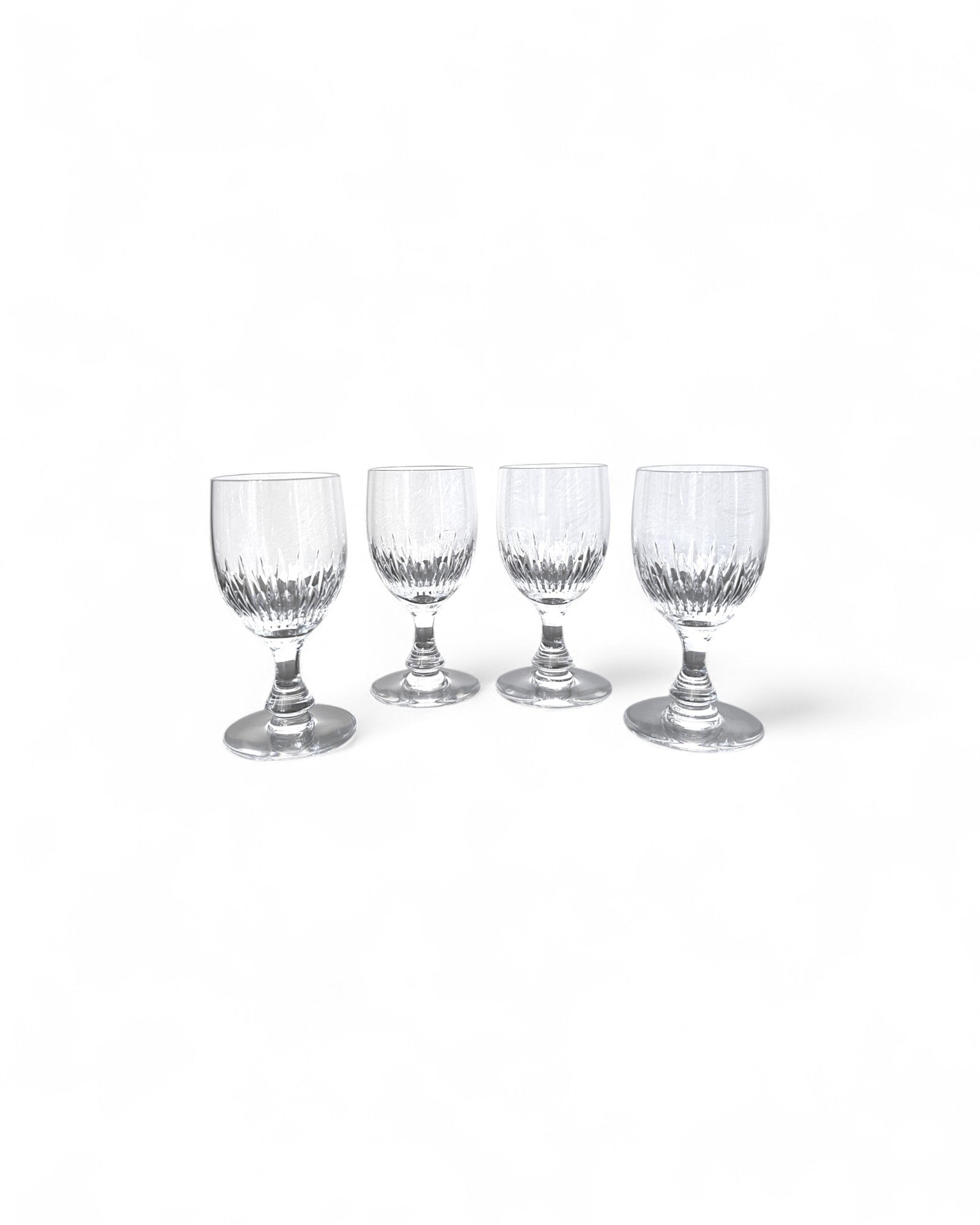 Vintage Baccarat Cut Crystal Wine Glasses – Set of 6