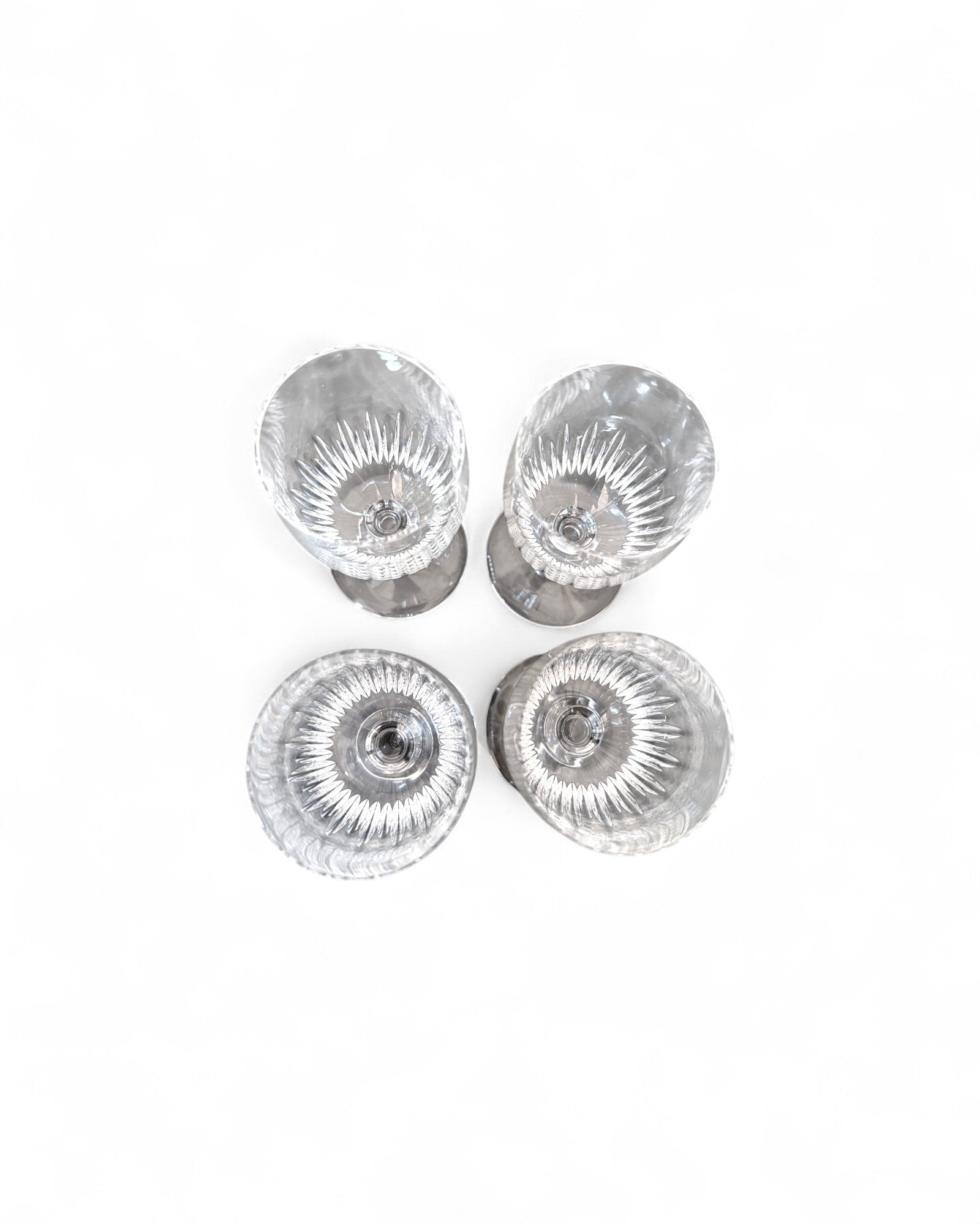 Vintage Baccarat Crystal Cordial Glasses - Set of 4