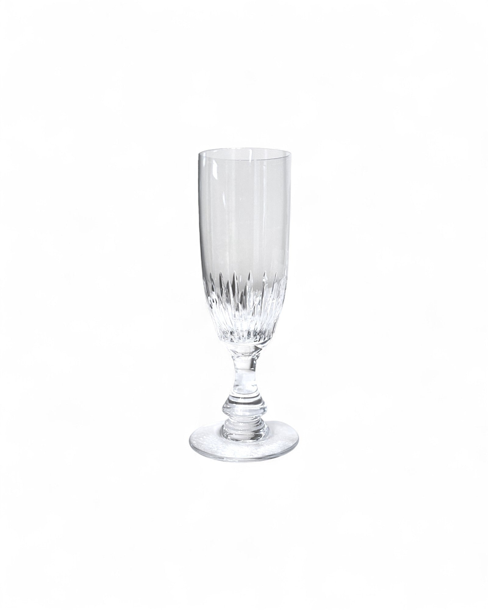 Vintage Baccarat Cut Crystal Champagne Flutes – Set of 4
