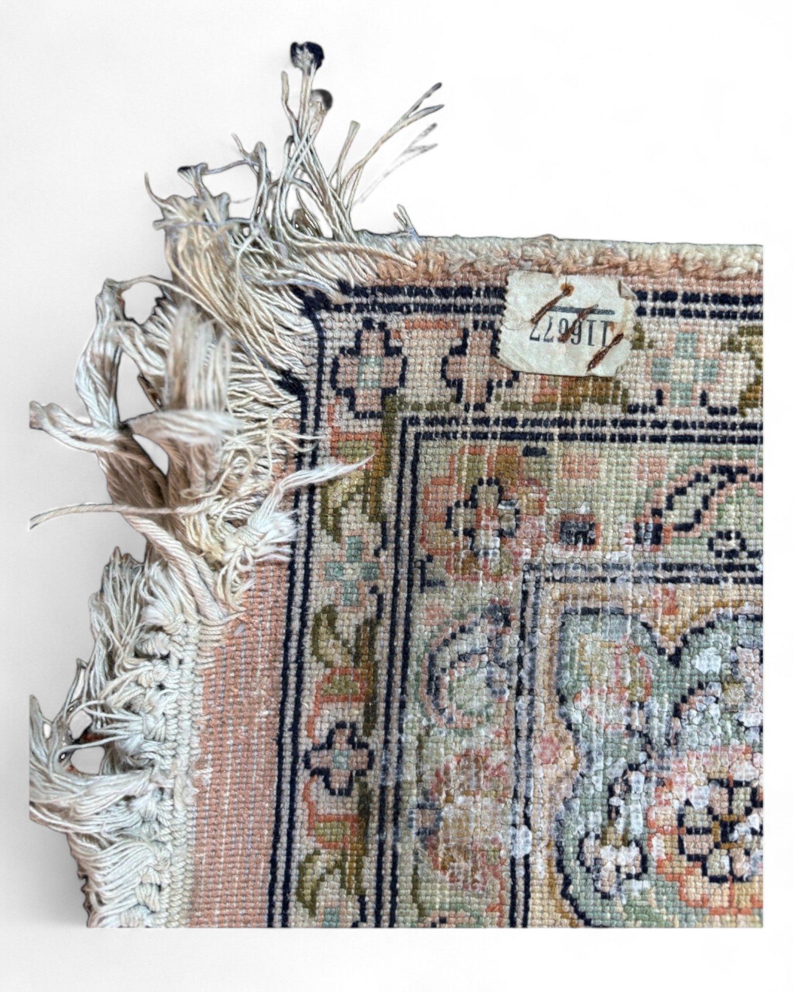 Persian Qom Garden Design Silk Rug | 123 x 171cm