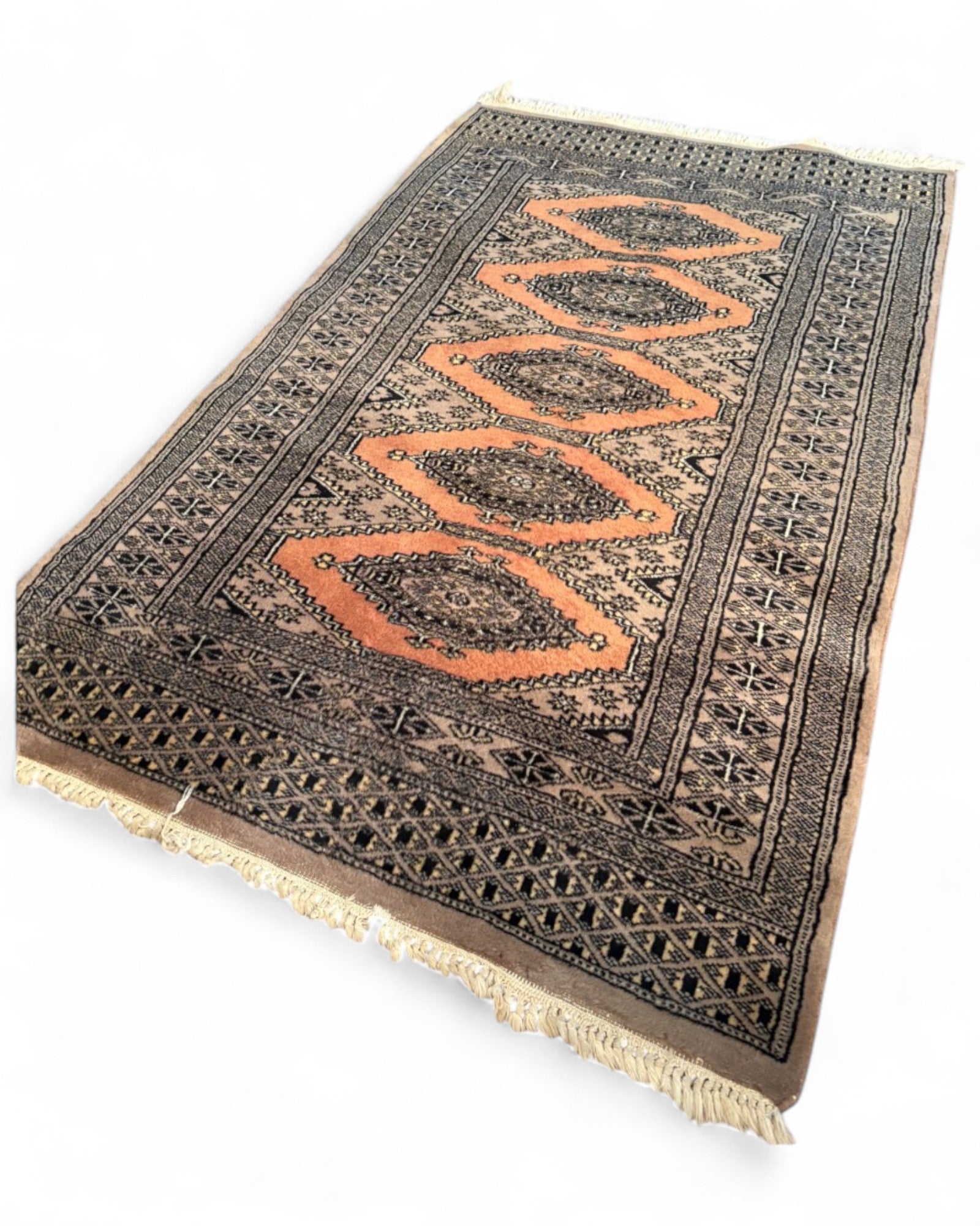 Vintage Baluch Tribal Runner with Medallion Motif | 180 x 50 x 2
