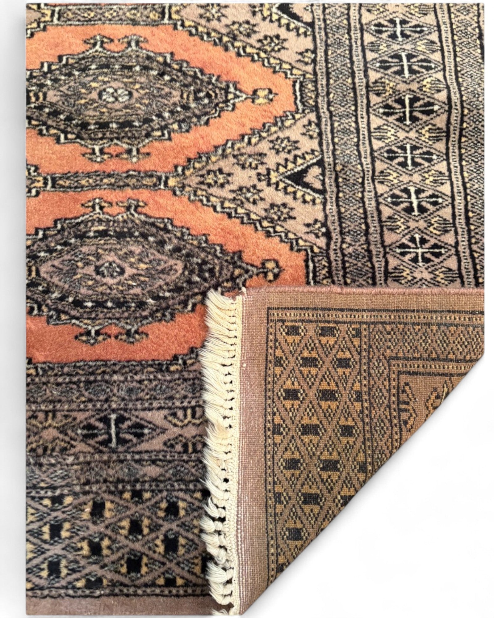 Vintage Baluch Tribal Runner with Medallion Motif | 180 x 50 x 2