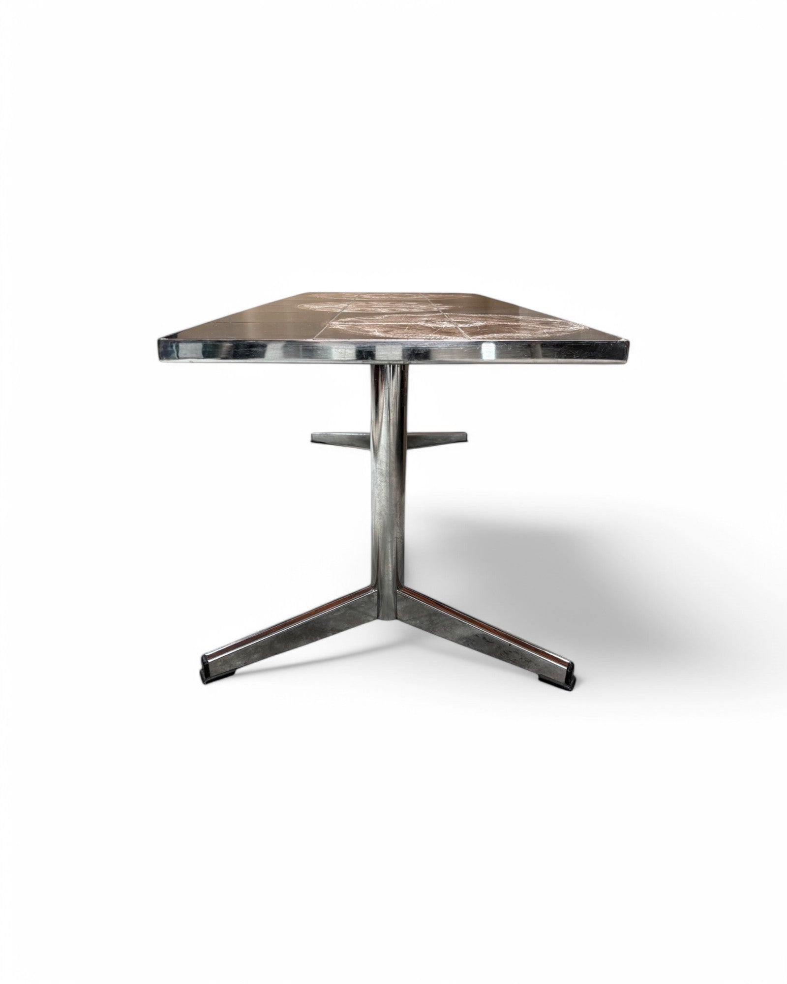 Mandala, Dark Brown Swiss Ceramic Tiled Coffee Table