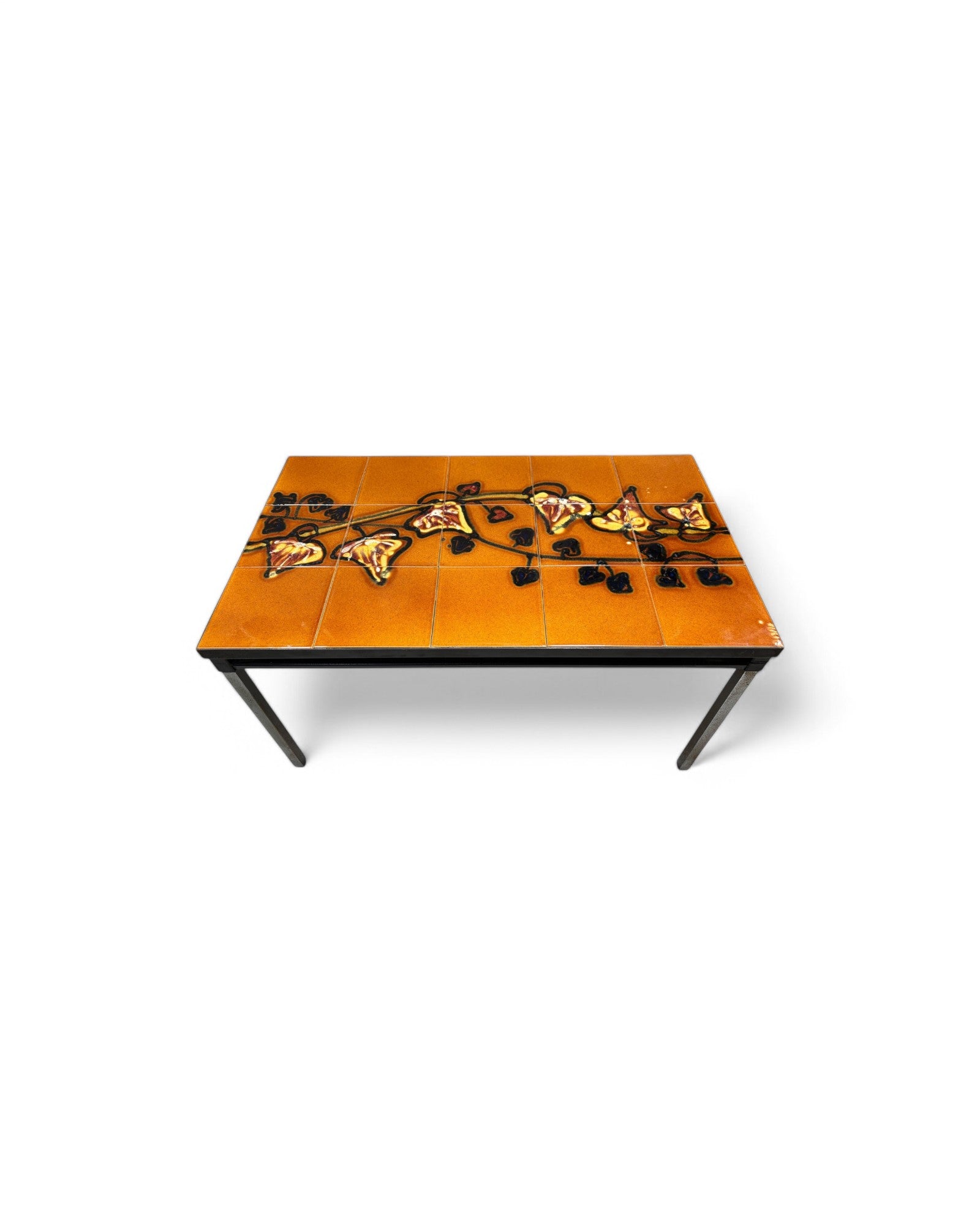 Beyond the Vine, Brown Swiss Ceramic Tiled Coffee Table