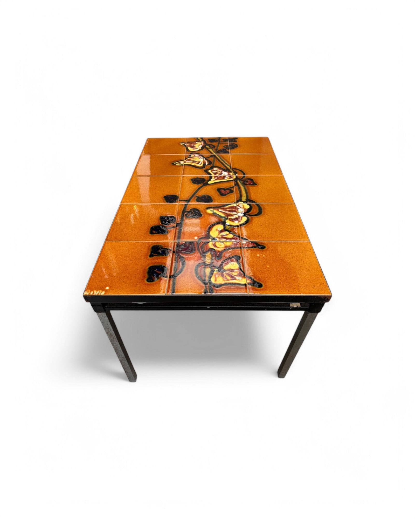 Beyond the Vine, Brown Swiss Ceramic Tiled Coffee Table