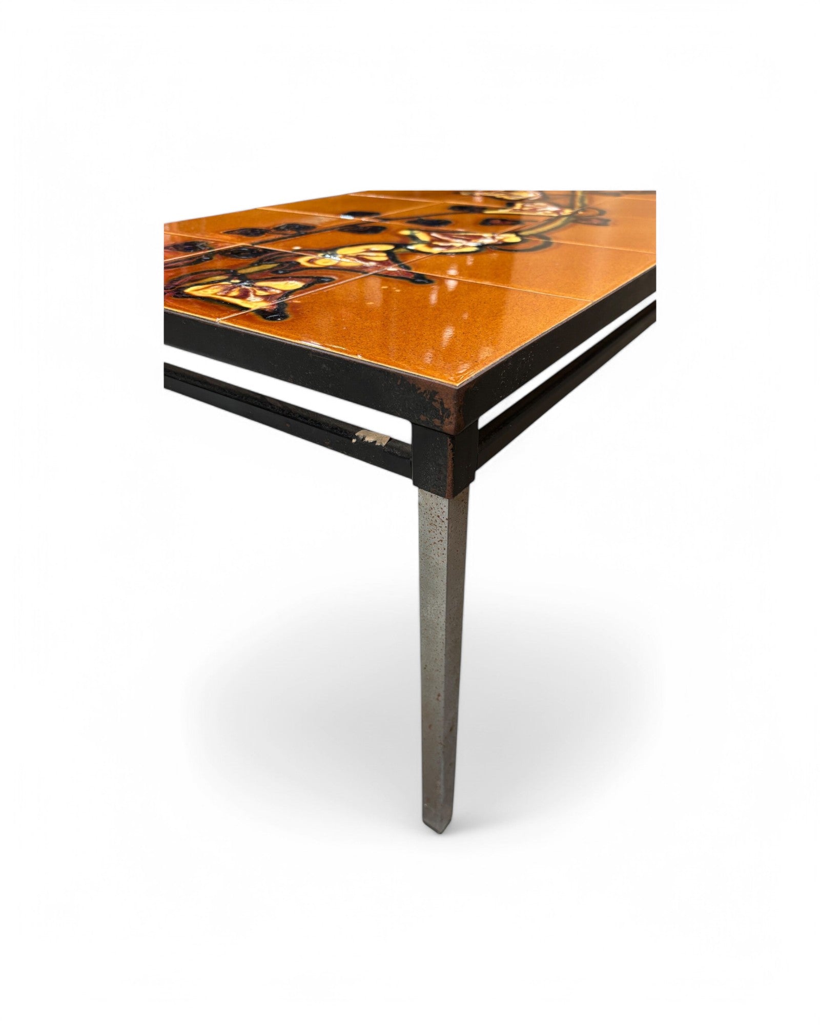 Beyond the Vine, Brown Swiss Ceramic Tiled Coffee Table