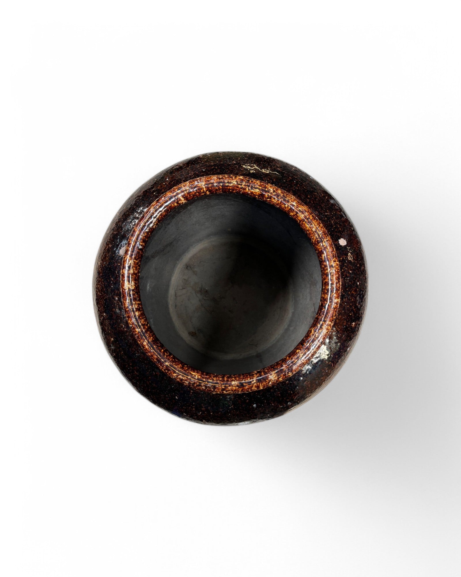 Large Thai Brutalist Clay Brown Water Pot