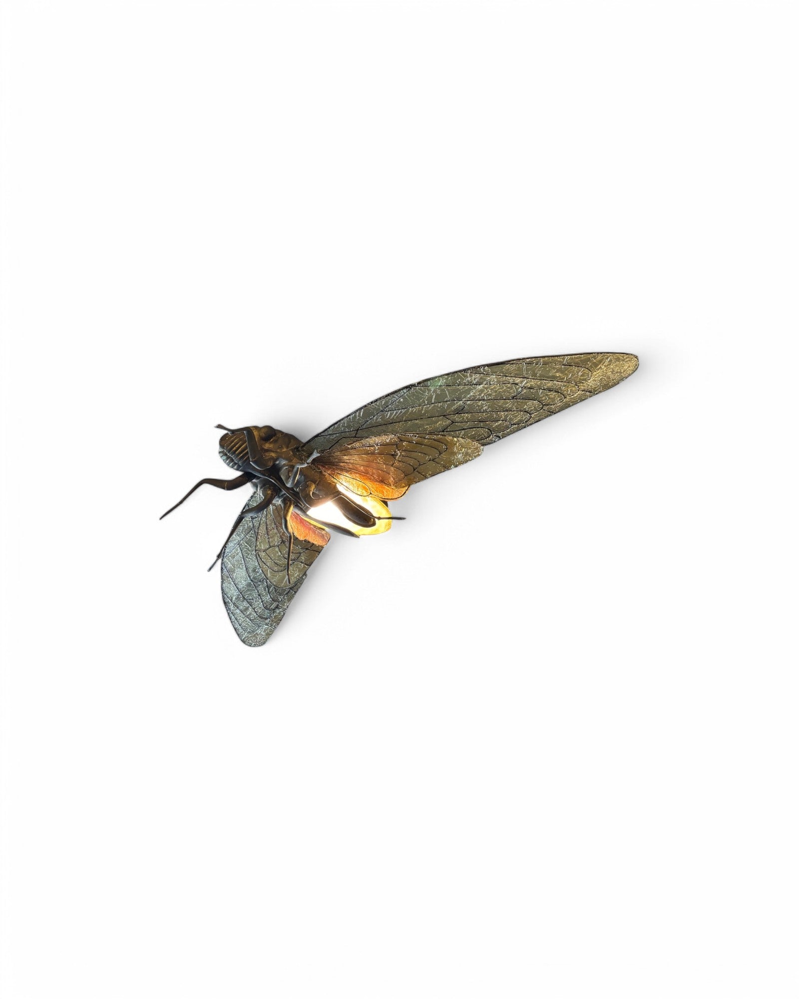 Cicada Sculpture Resin Ceiling Lamp