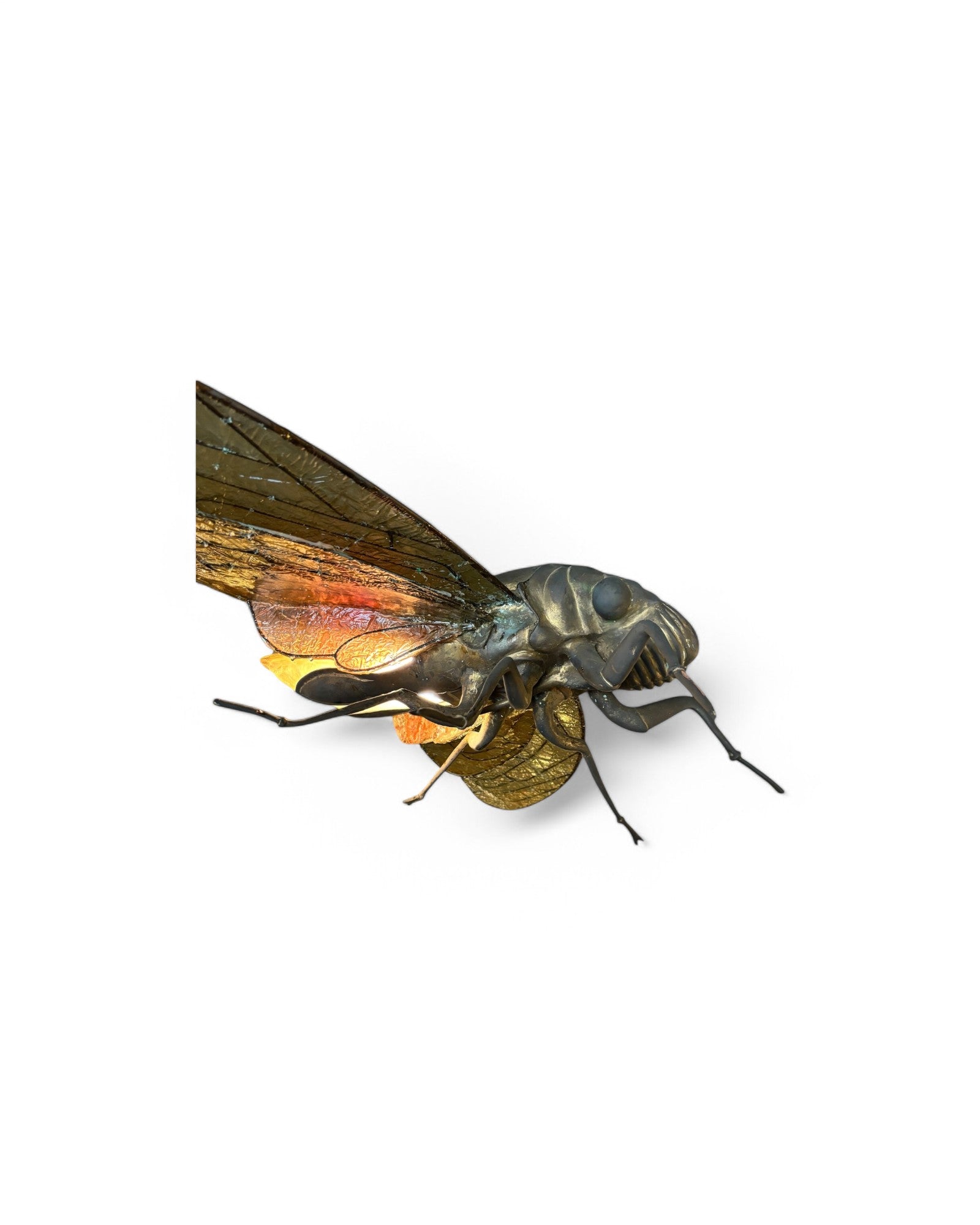 Cicada Sculpture Resin Ceiling Lamp