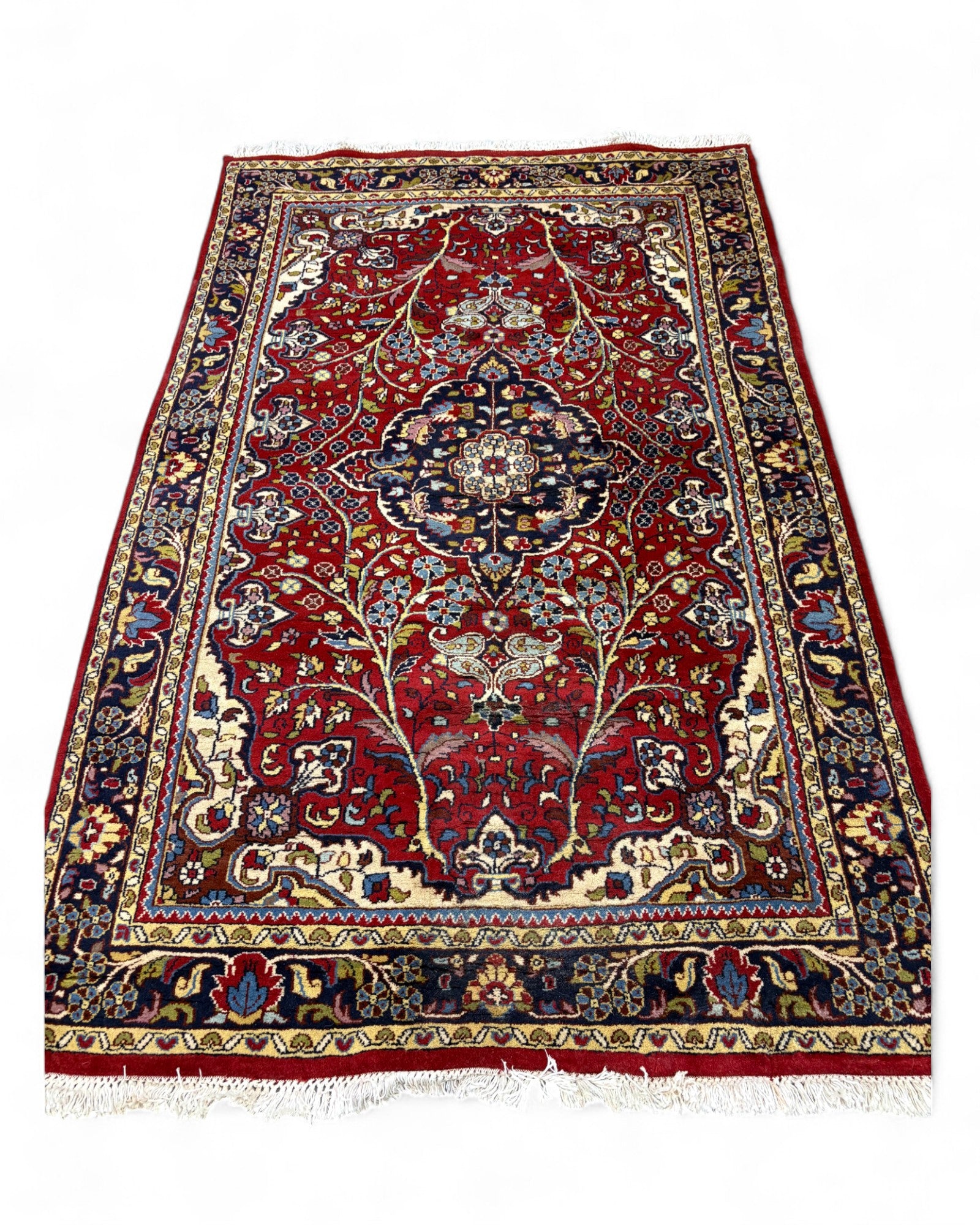 Vintage Persian Kashan Rug | 120 x 205cm