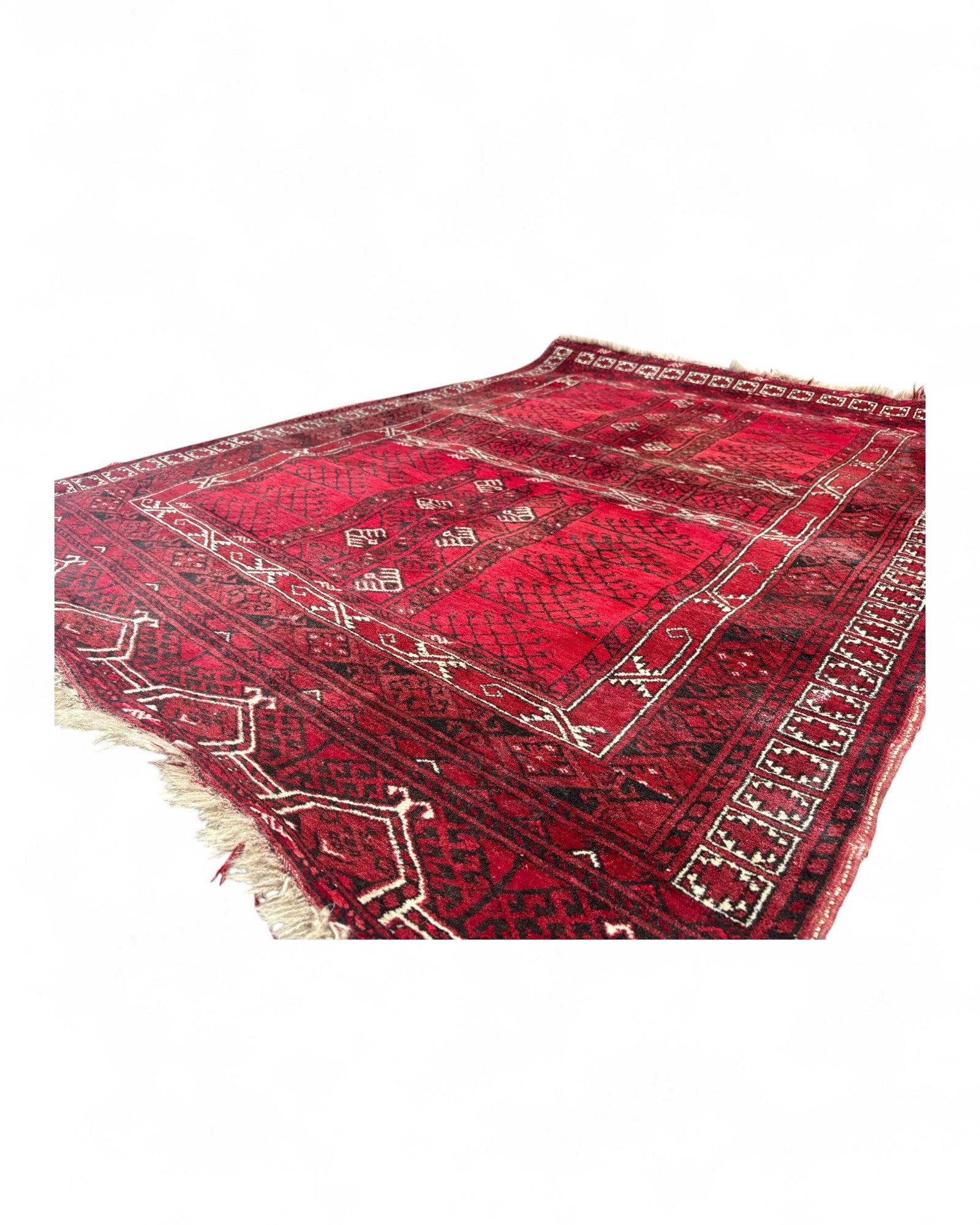 Vintage Afghan Wool Rug | 132 x 182cm