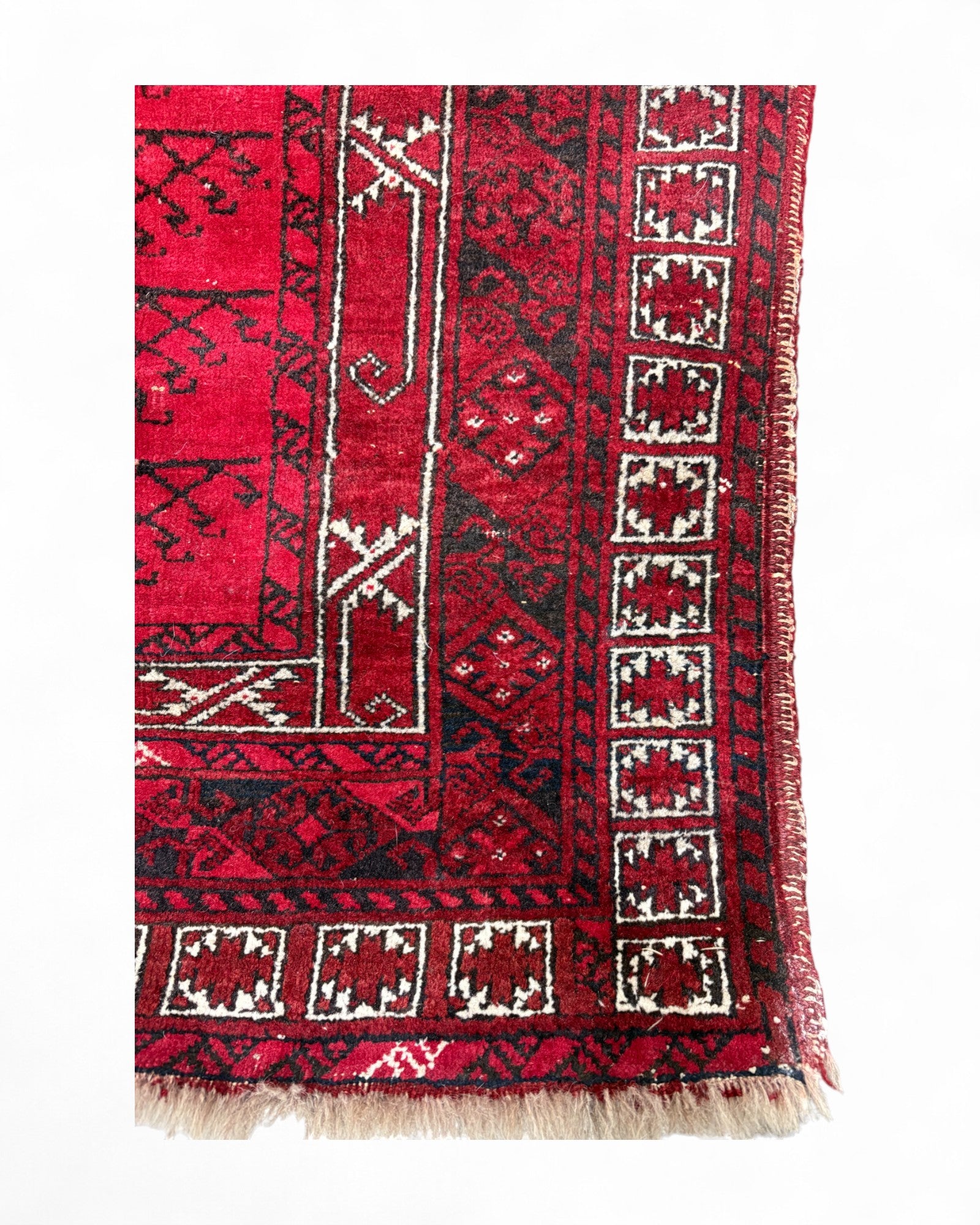 Vintage Afghan Wool Rug | 132 x 182cm