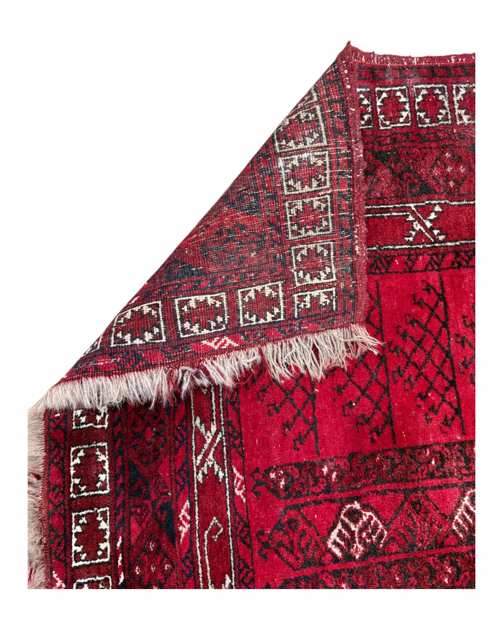 Vintage Afghan Wool Rug | 132 x 182cm