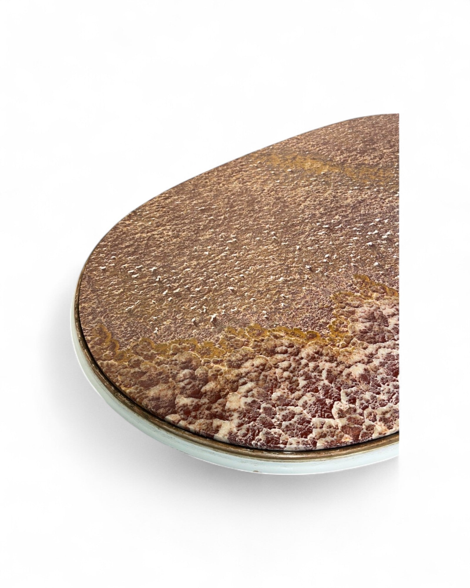 Italian Rossa Verona Red Onyx Marble Top Center Table