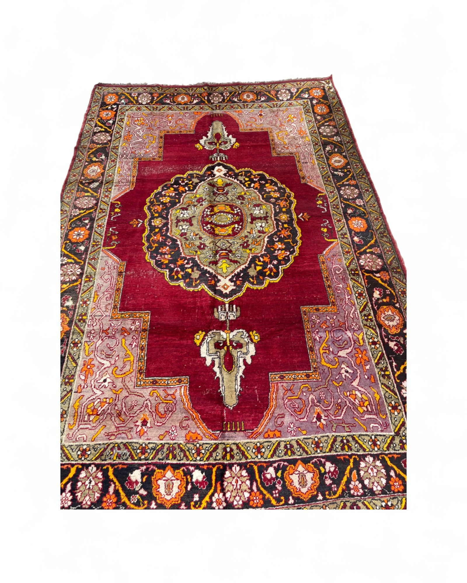 Vintage Turkish Medallion Rug | 234 x 360 cm