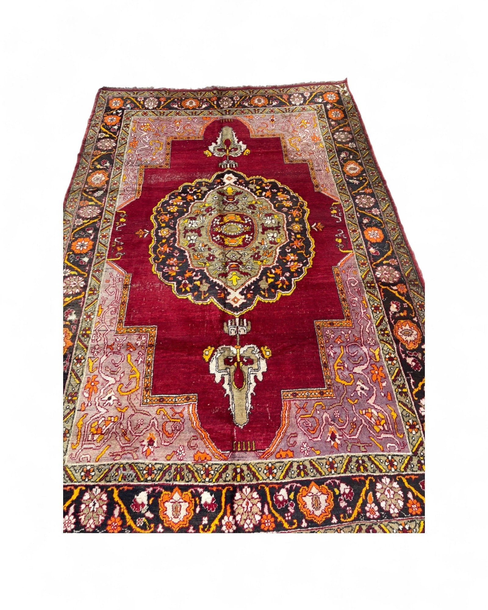 Vintage Turkish Medallion Rug | 234 x 360 cm - Surround Living - 9