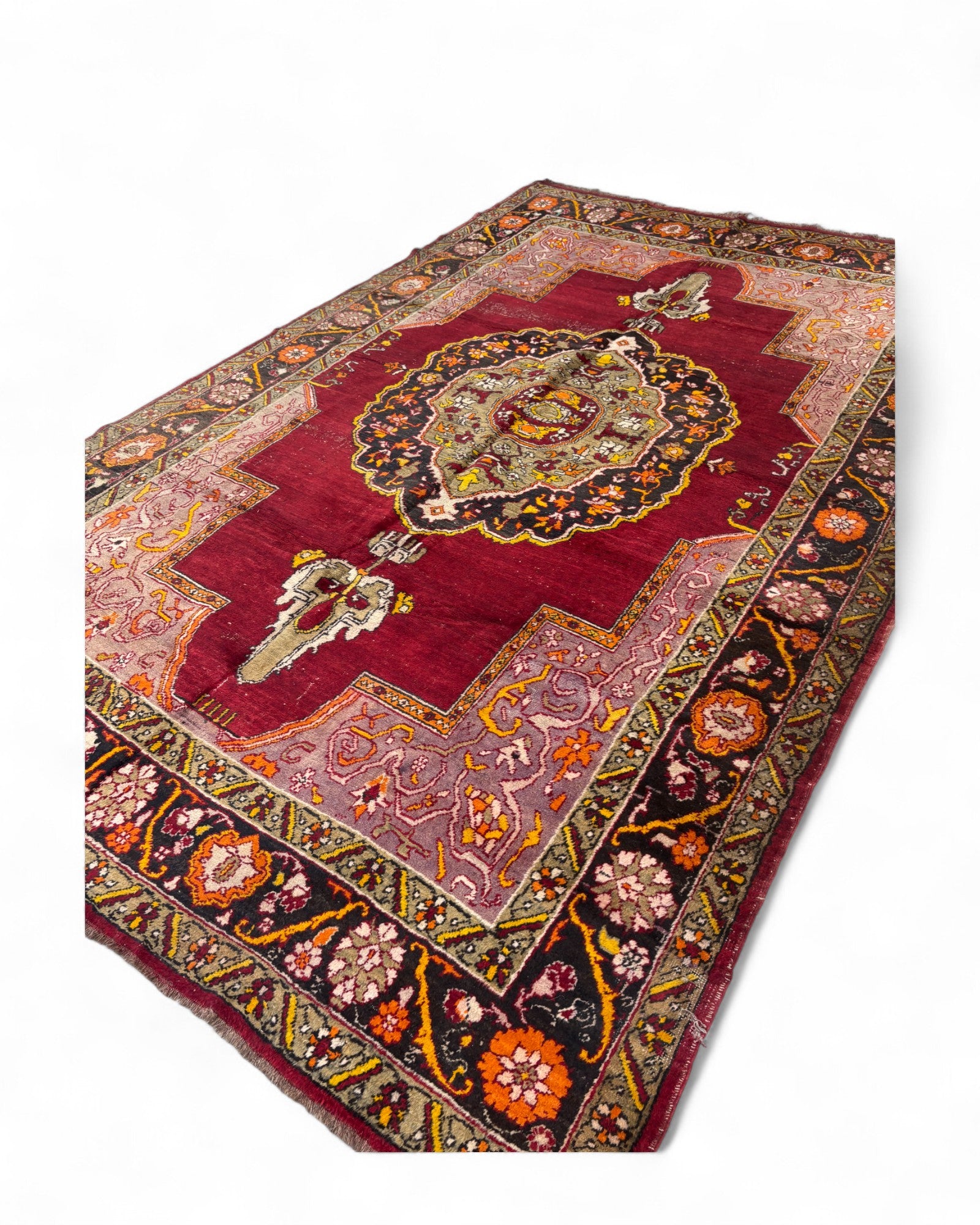 Vintage Turkish Medallion Rug | 234 x 360 cm