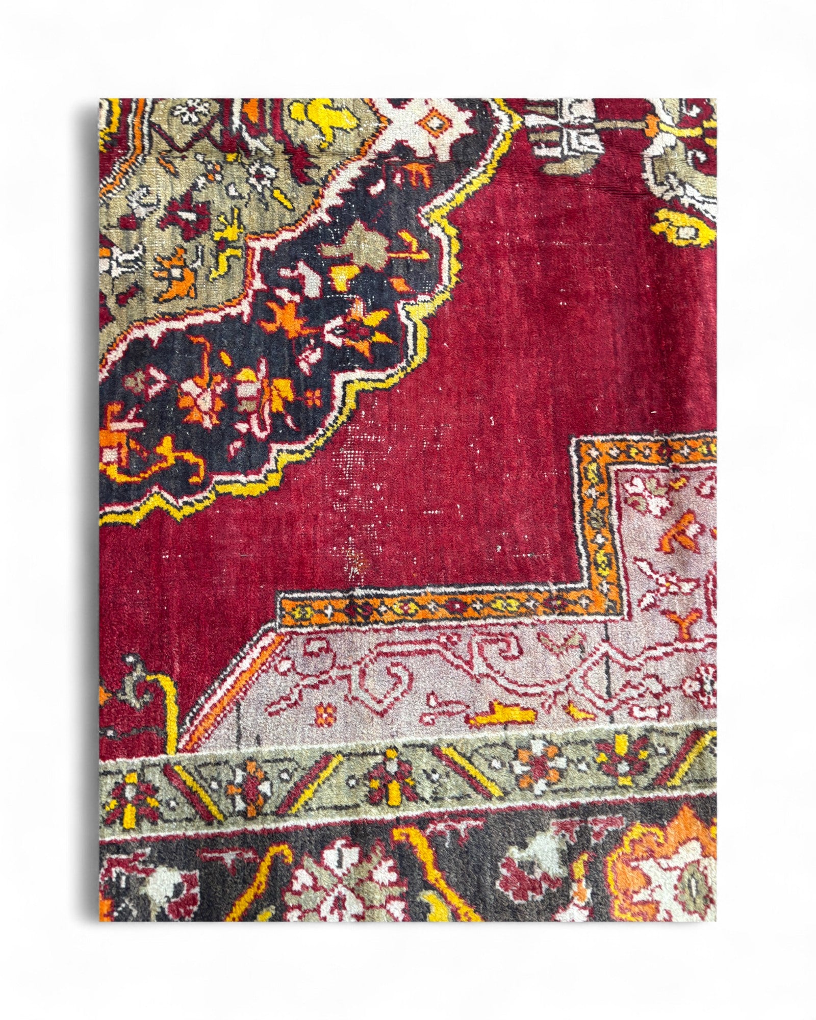 Vintage Turkish Medallion Rug | 234 x 360 cm