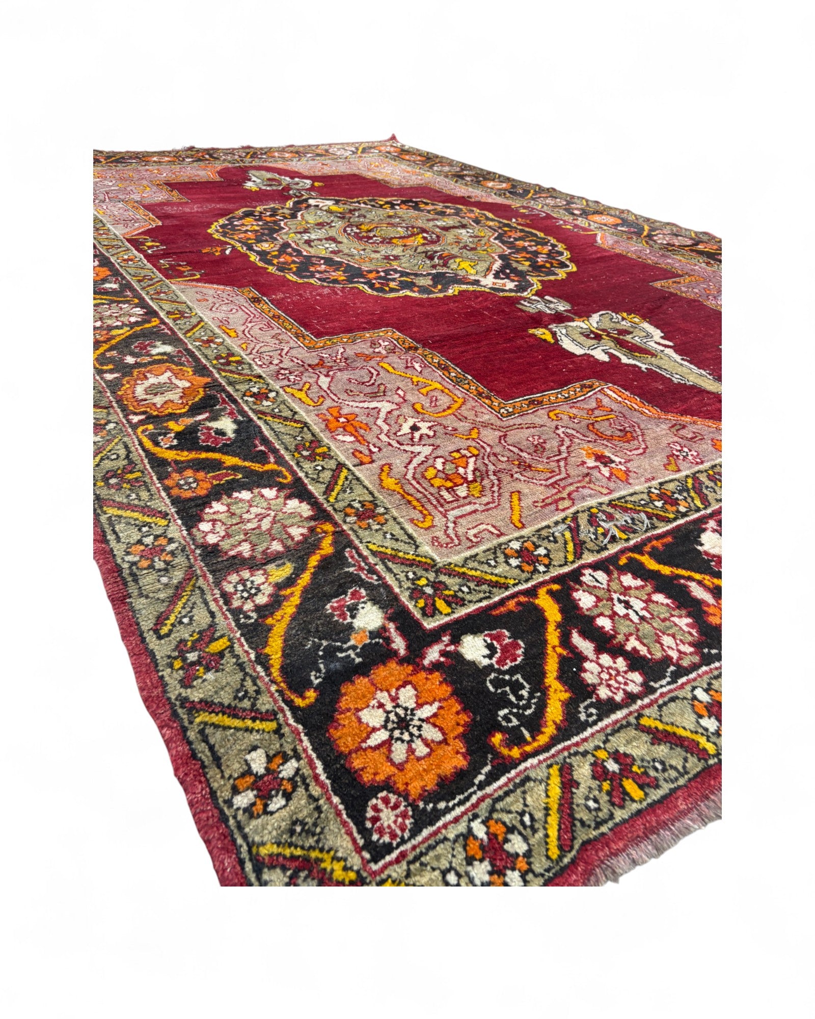 Vintage Turkish Medallion Rug | 234 x 360 cm