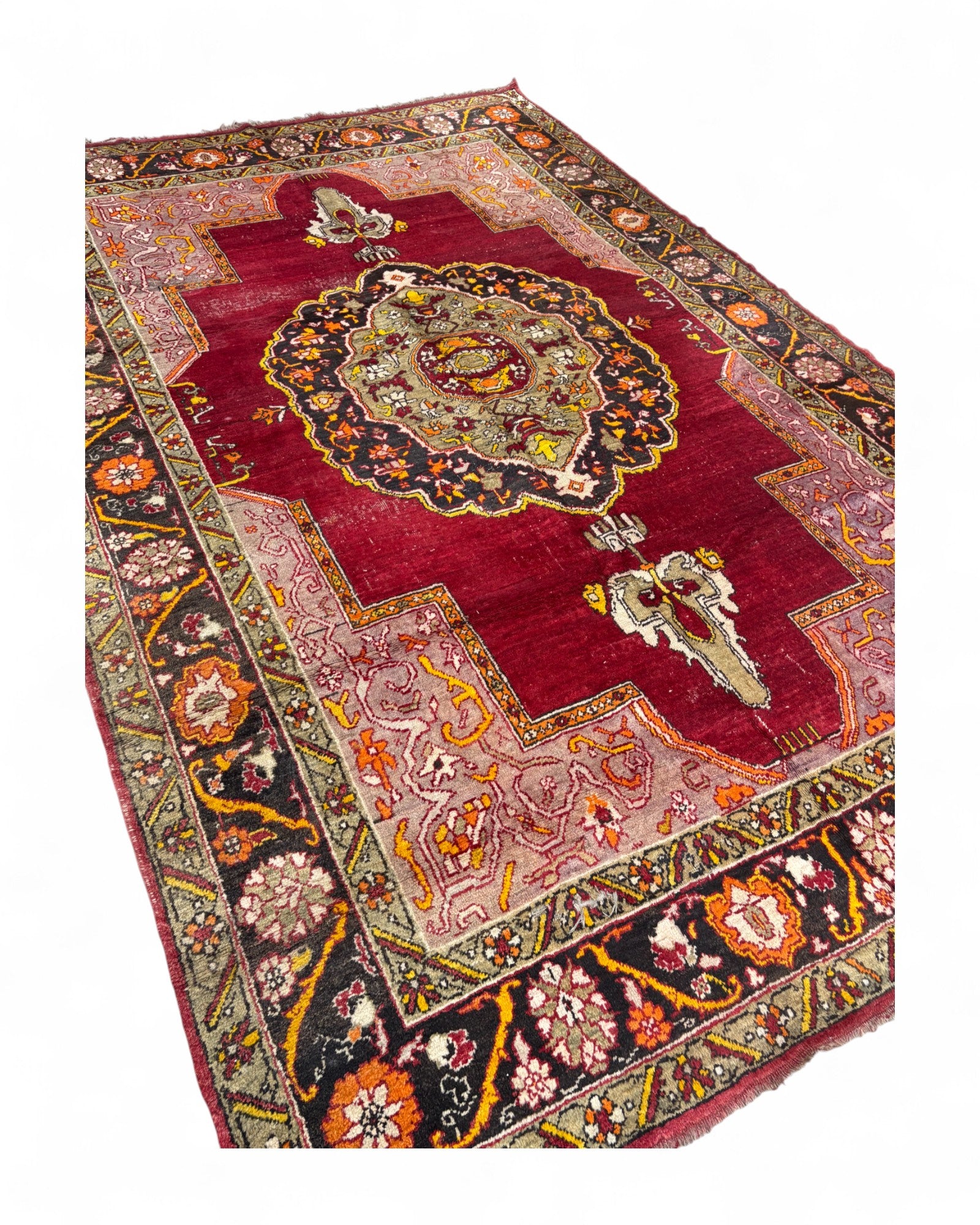 Vintage Turkish Medallion Rug | 234 x 360 cm