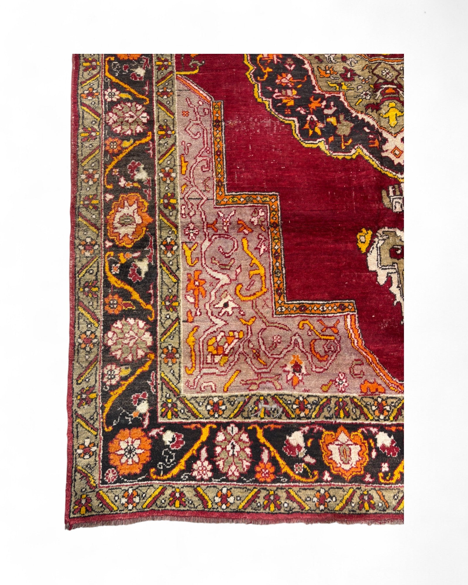 Vintage Turkish Medallion Rug | 234 x 360 cm