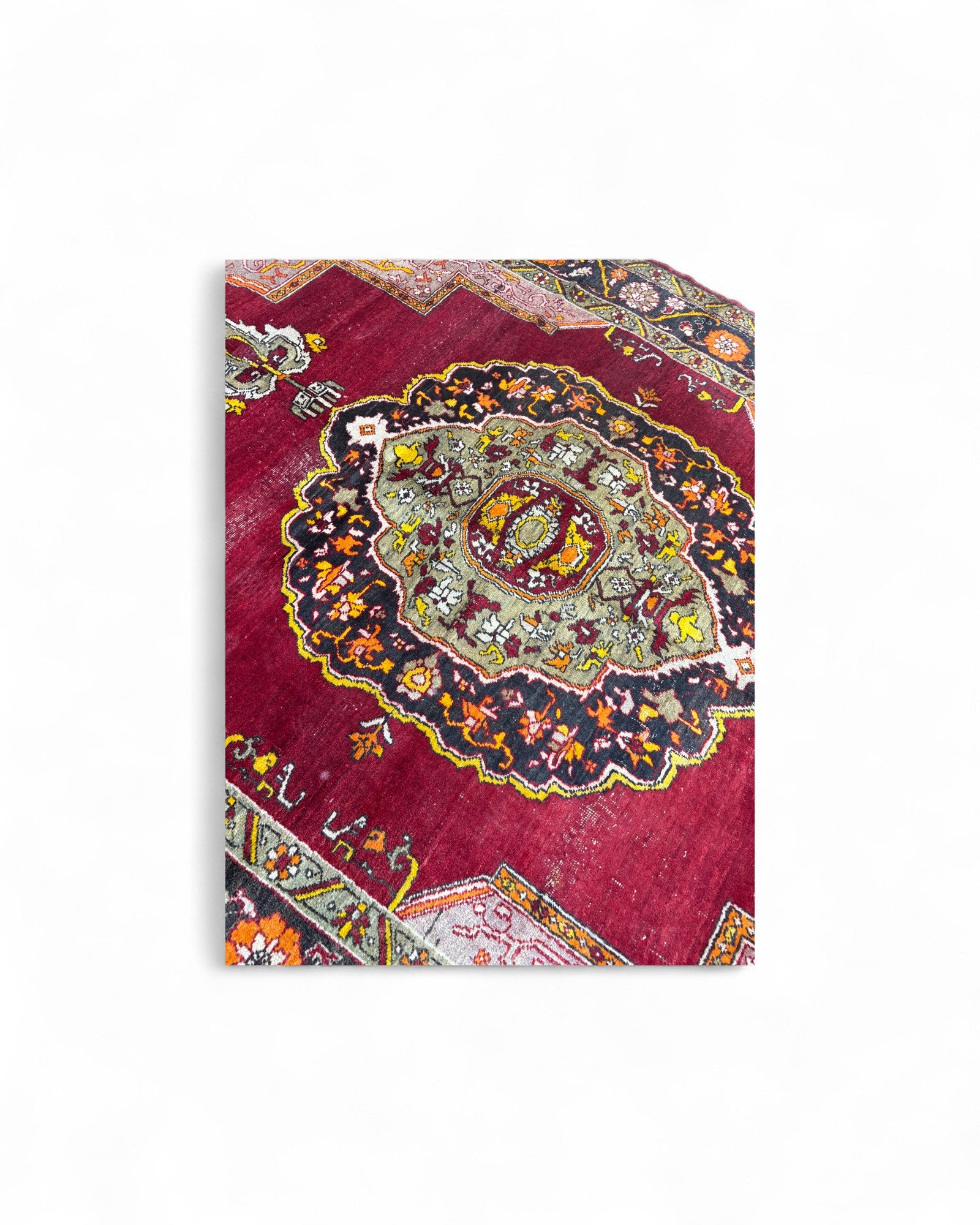 Vintage Turkish Medallion Rug | 234 x 360 cm