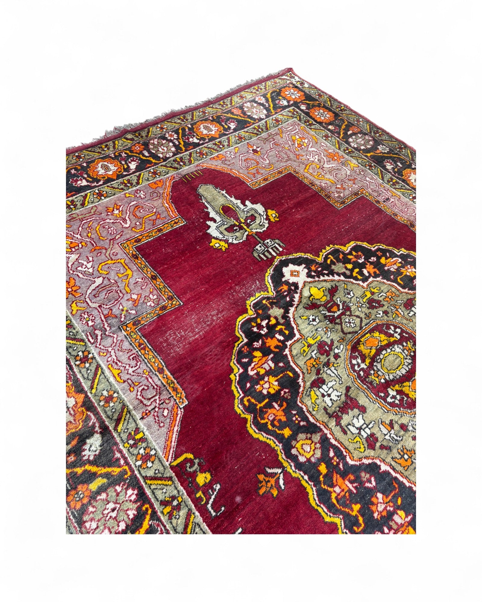 Vintage Turkish Medallion Rug | 234 x 360 cm