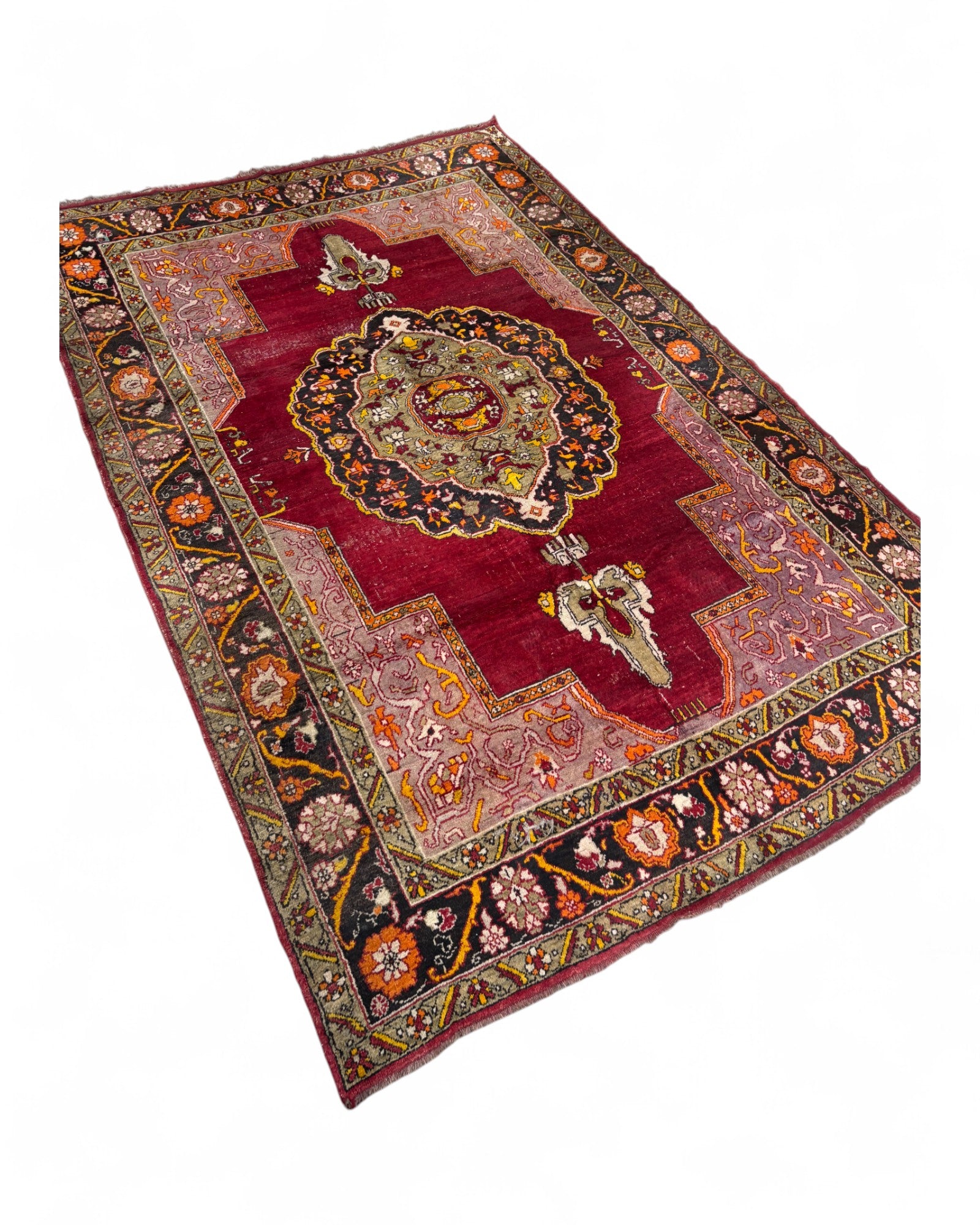 Vintage Turkish Medallion Rug | 234 x 360 cm